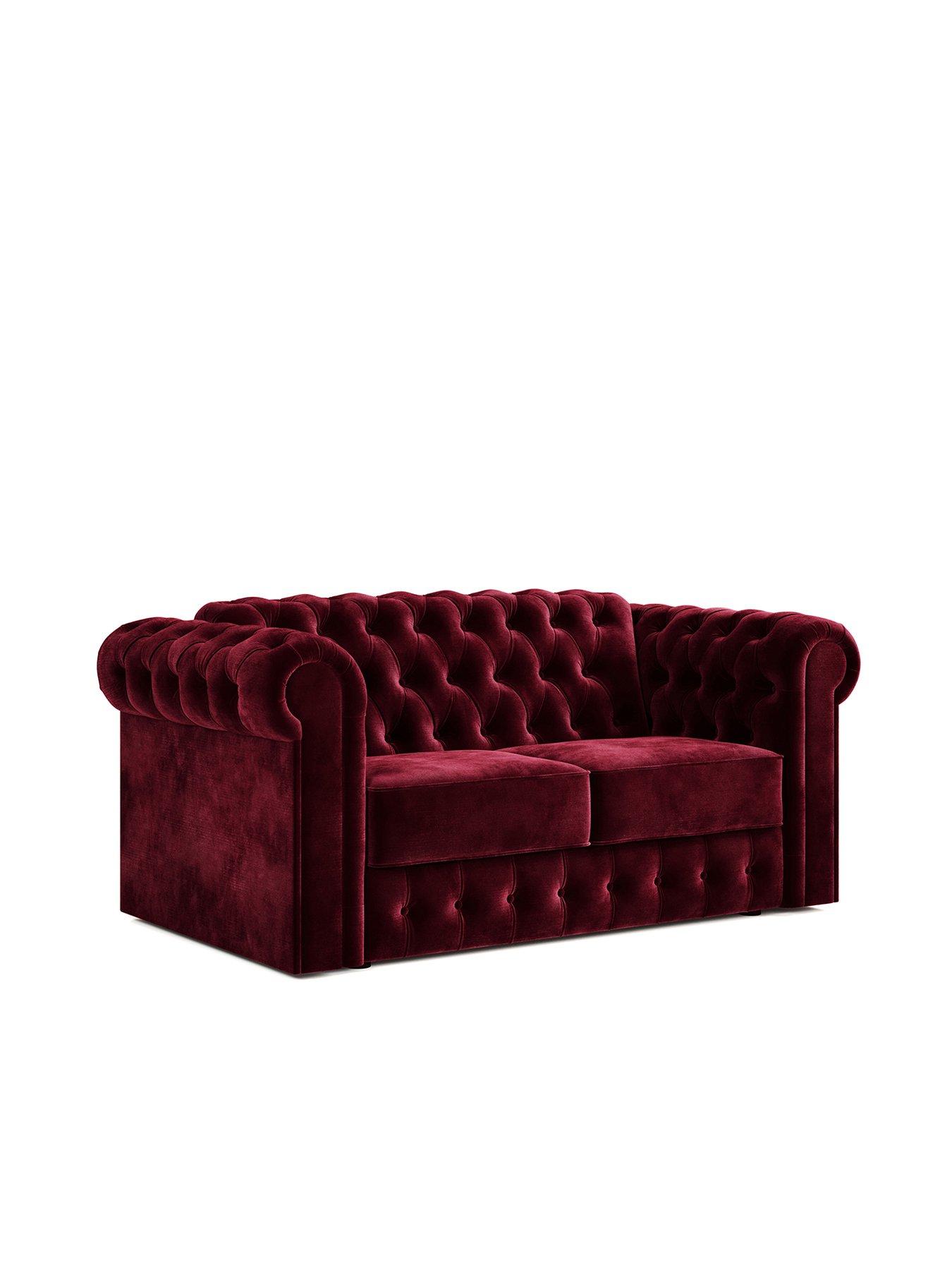 Jaybe Chesterfield Two Seater Sofa Bed With E-sprung Mattress