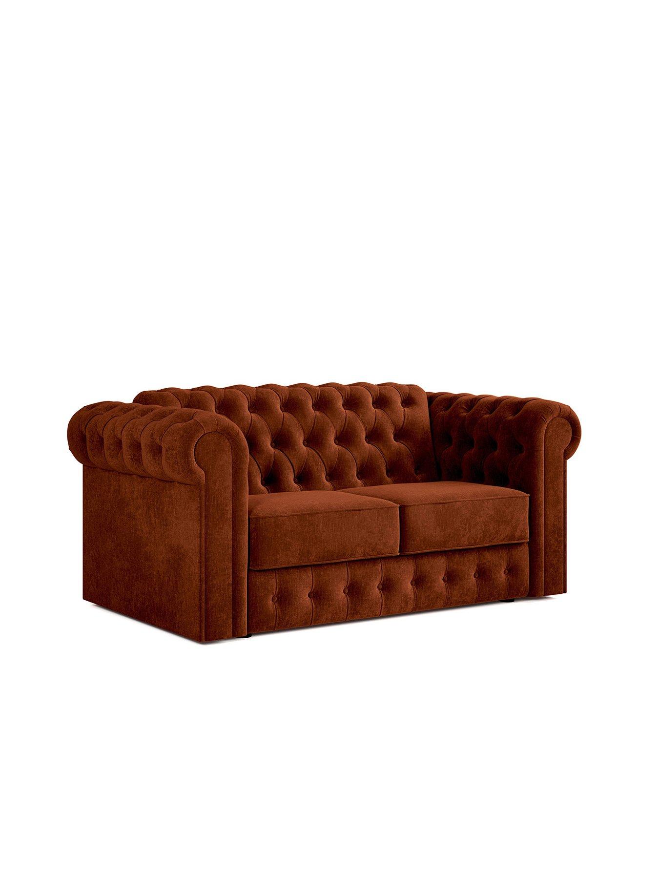Image 1 of 8 of Jaybe Chesterfield Two Seater Sofa Bed With E-sprung Mattress