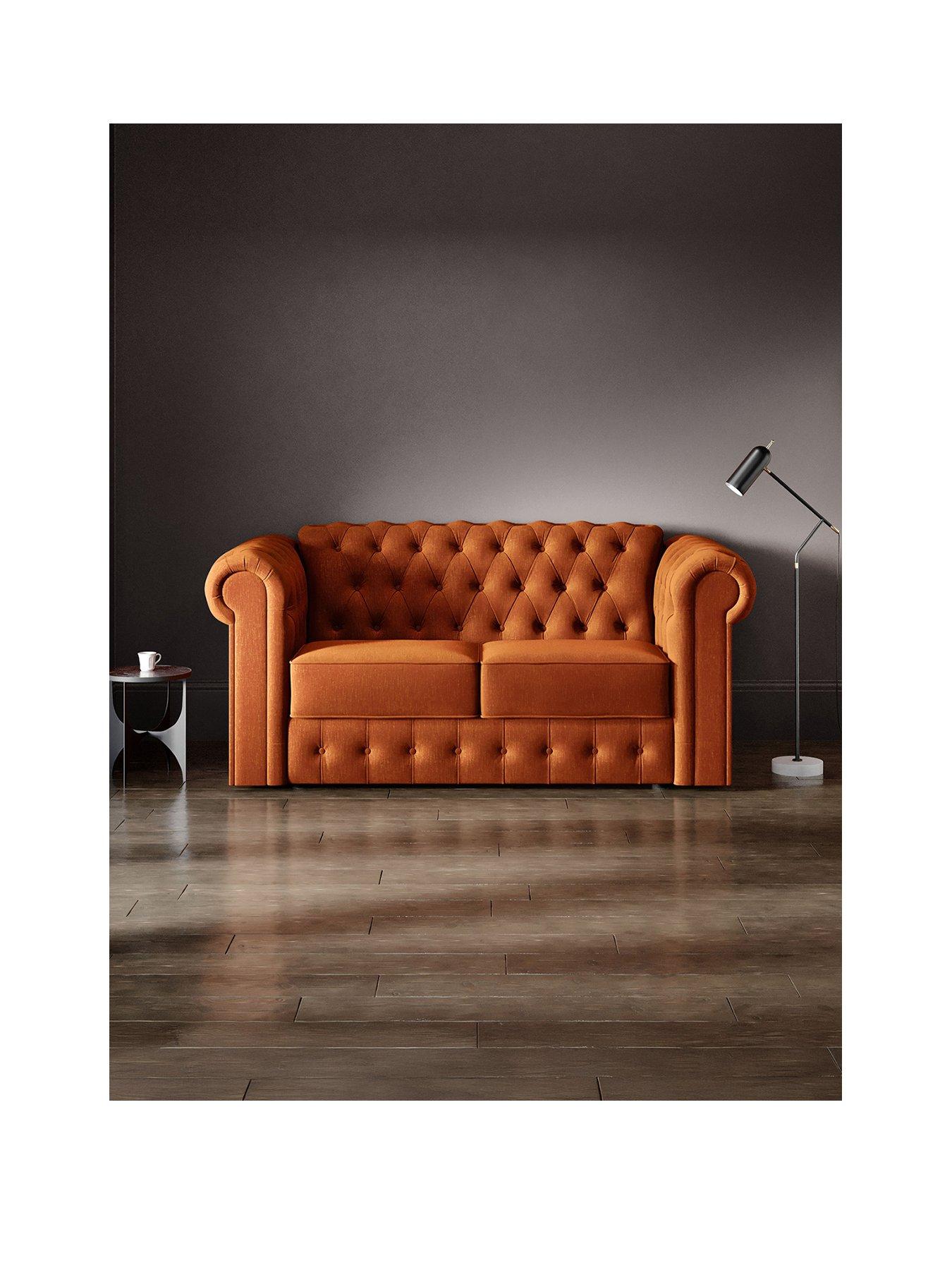 Image 2 of 8 of Jaybe Chesterfield Two Seater Sofa Bed With E-sprung Mattress
