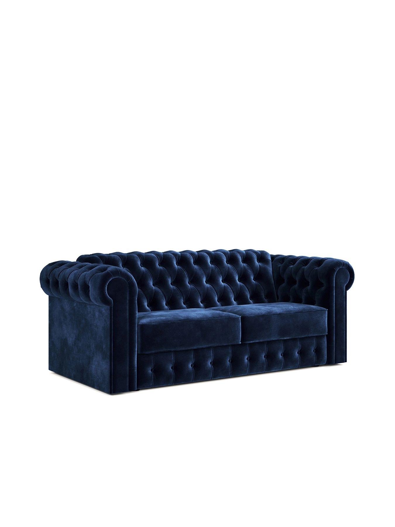 Jaybe Chesterfield Three Seater Sofa Bed With E-sprung Mattress