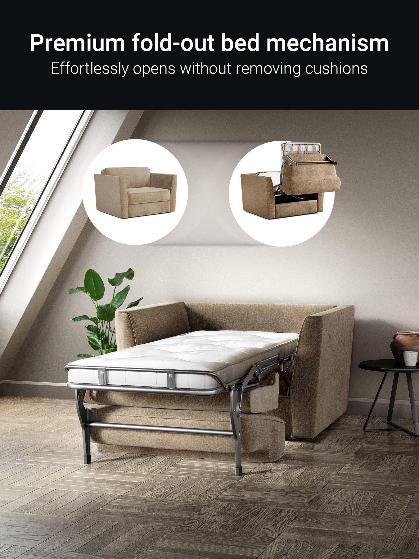 Image 3 of 8 of Jaybe Elegance Snuggler Sofa Bed With E-sprung Mattress