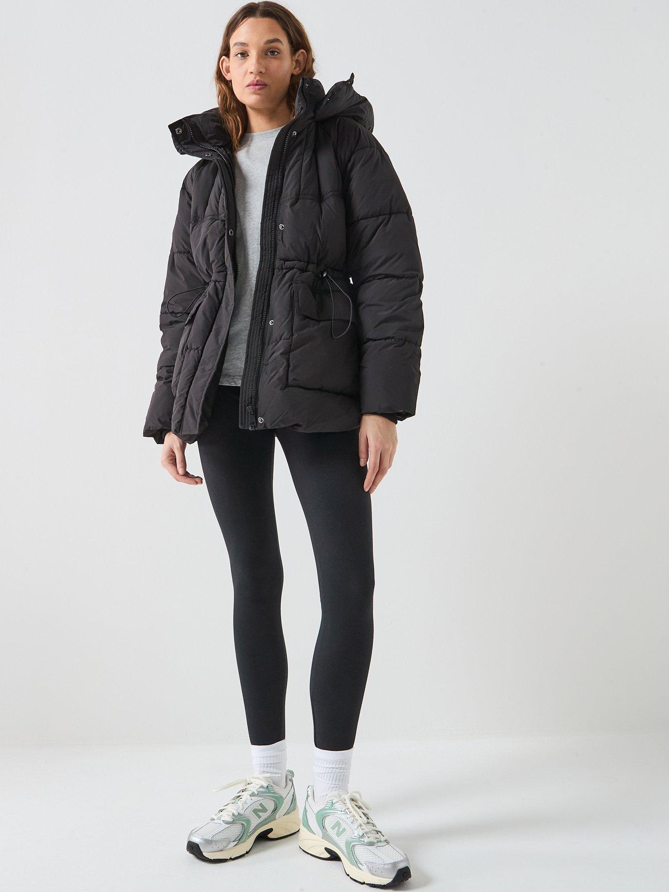 Image 3 of 6 of Only Karla Padded Jacket - Black