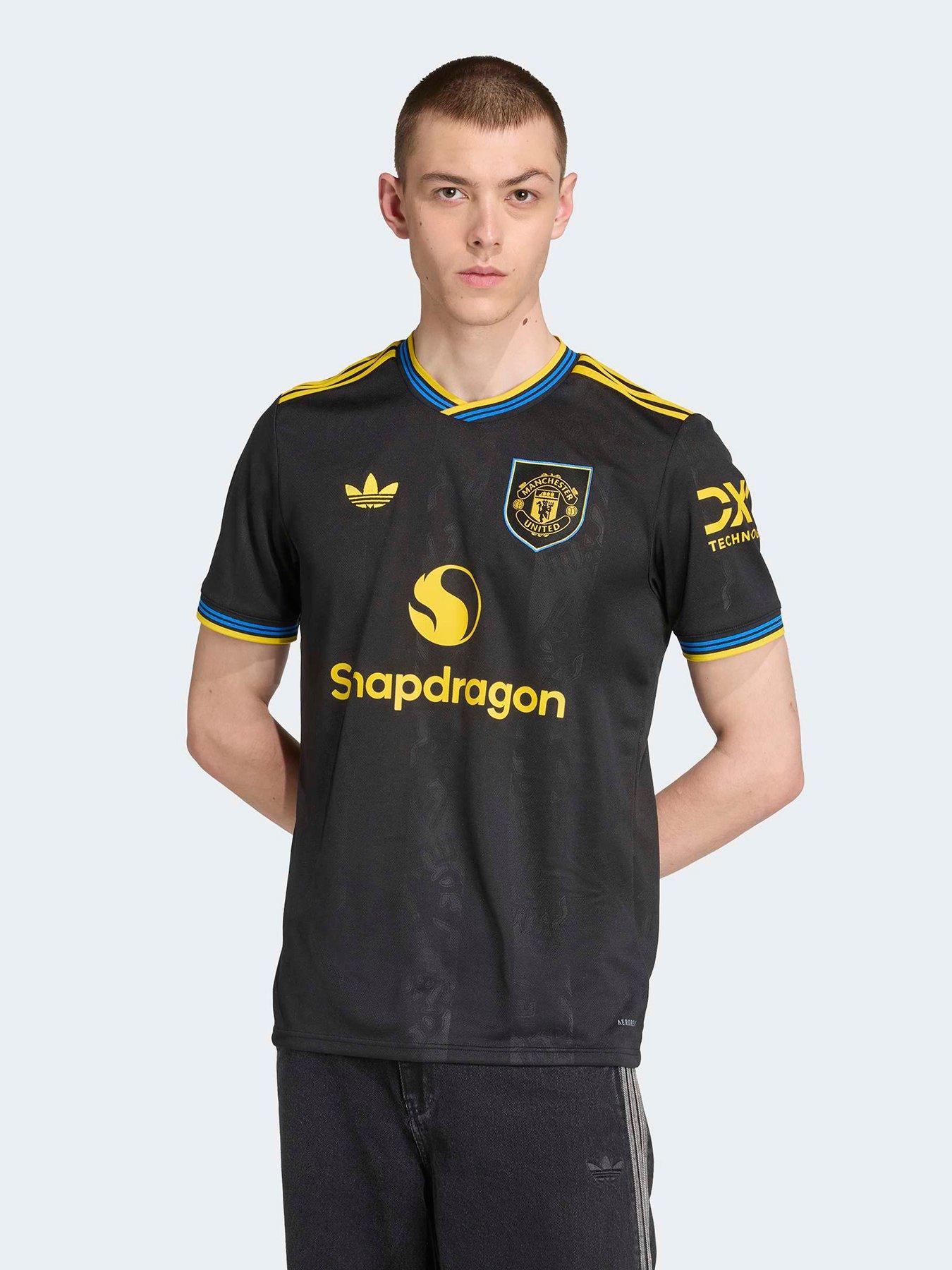 adidas Manchester United Mens 25/26 3rd Stadium Replica Shirt - Black