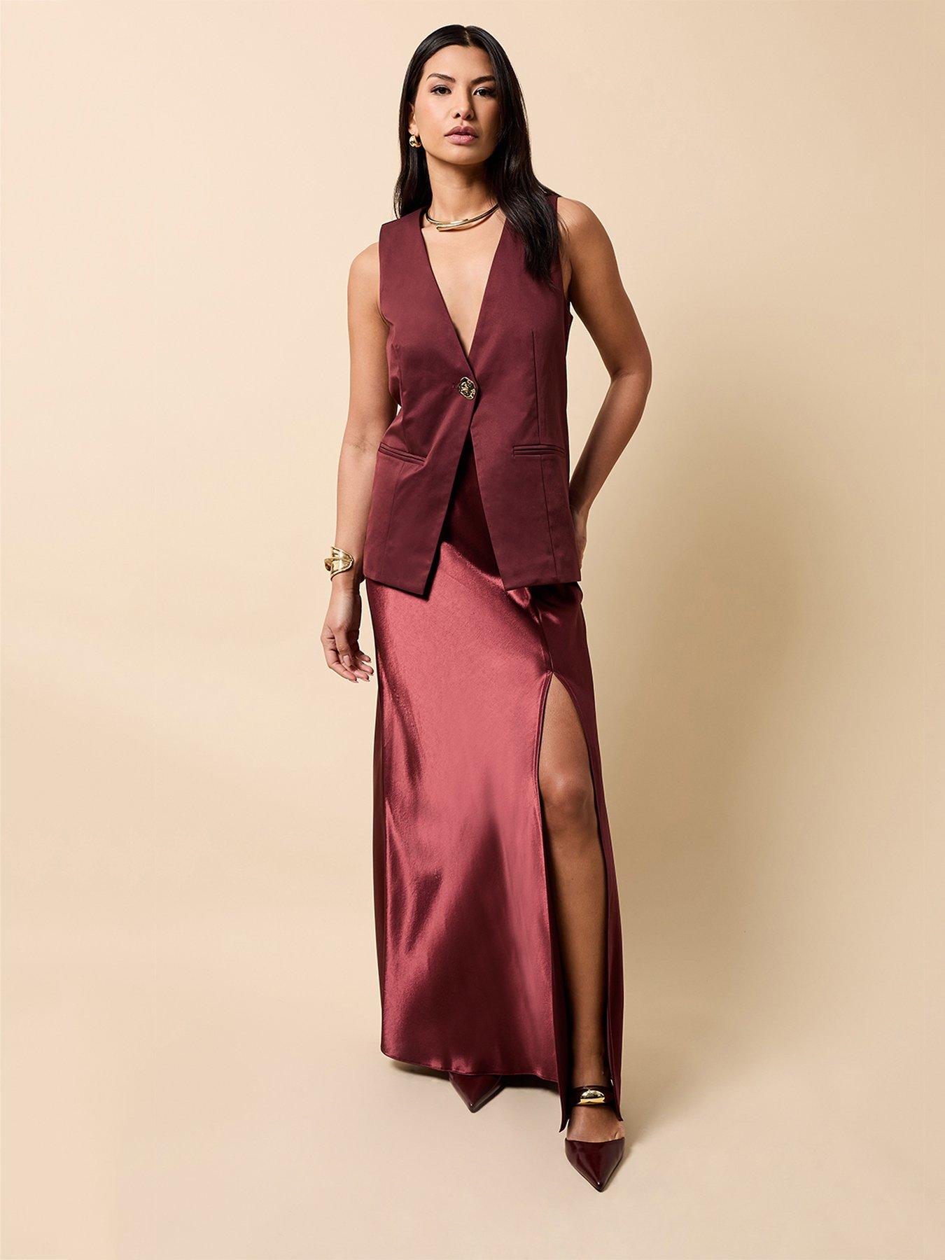 little-mistress-cherry-accent-button-waistcoat-red