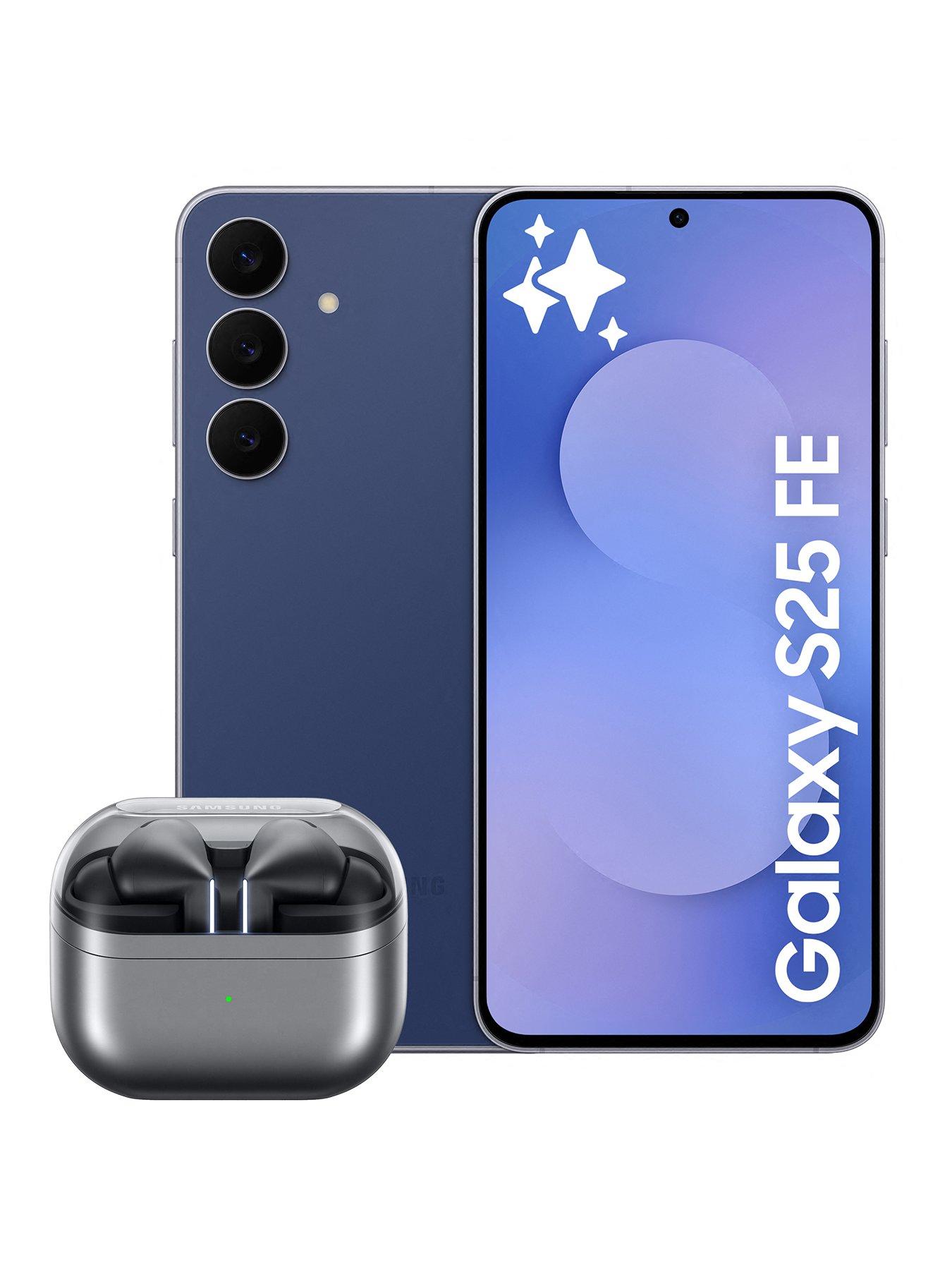 Samsung Galaxy S25 FE 256GB with Free Galaxy Buds3 Pro - Silver - Galaxy AI