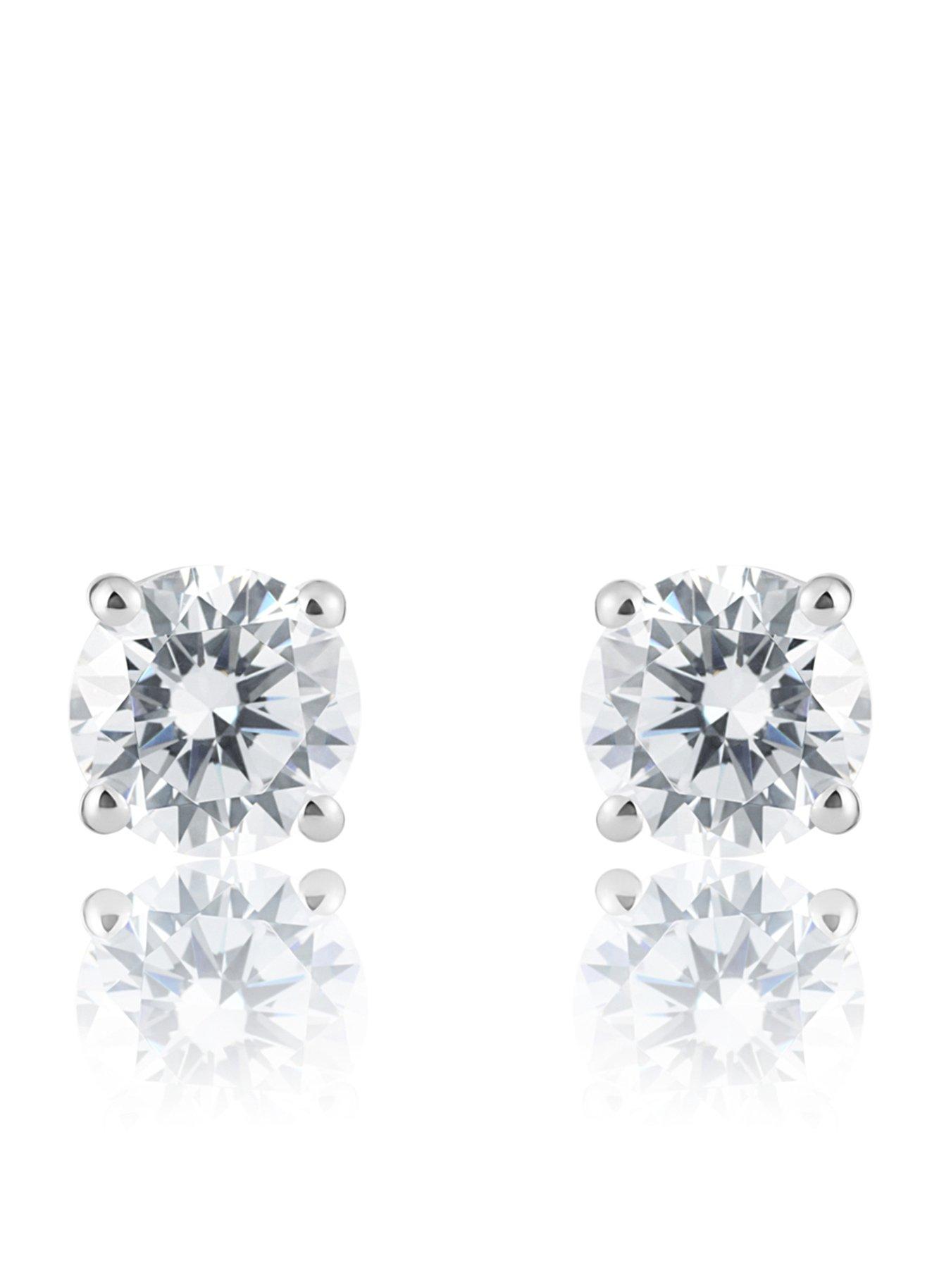 Love DIAMOND 2.00ct Diamond Stud Earrings Lab Grown