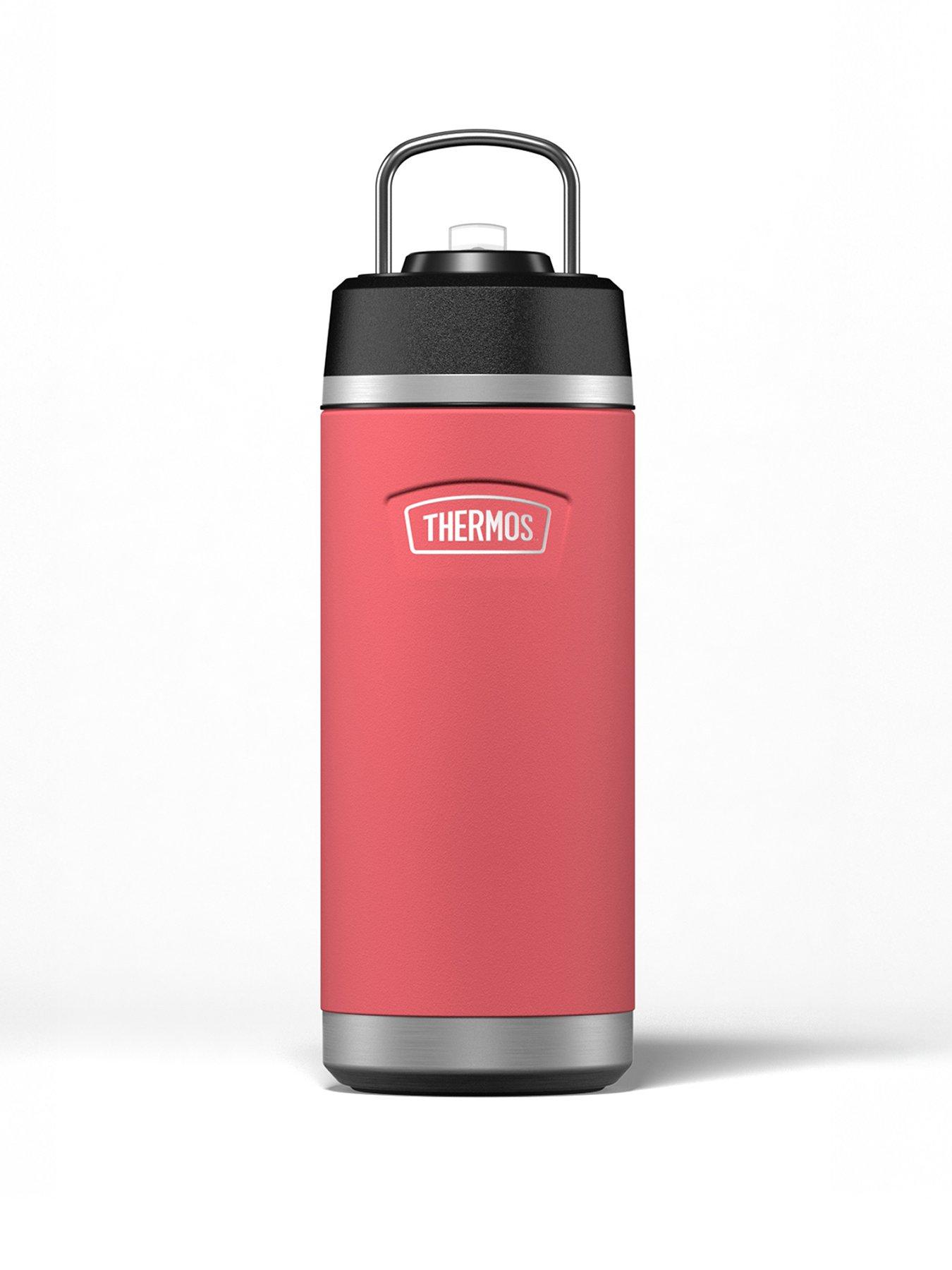 Thermos Icon Series 530 Ml Water Bottle W/ Straw Lid- Coral