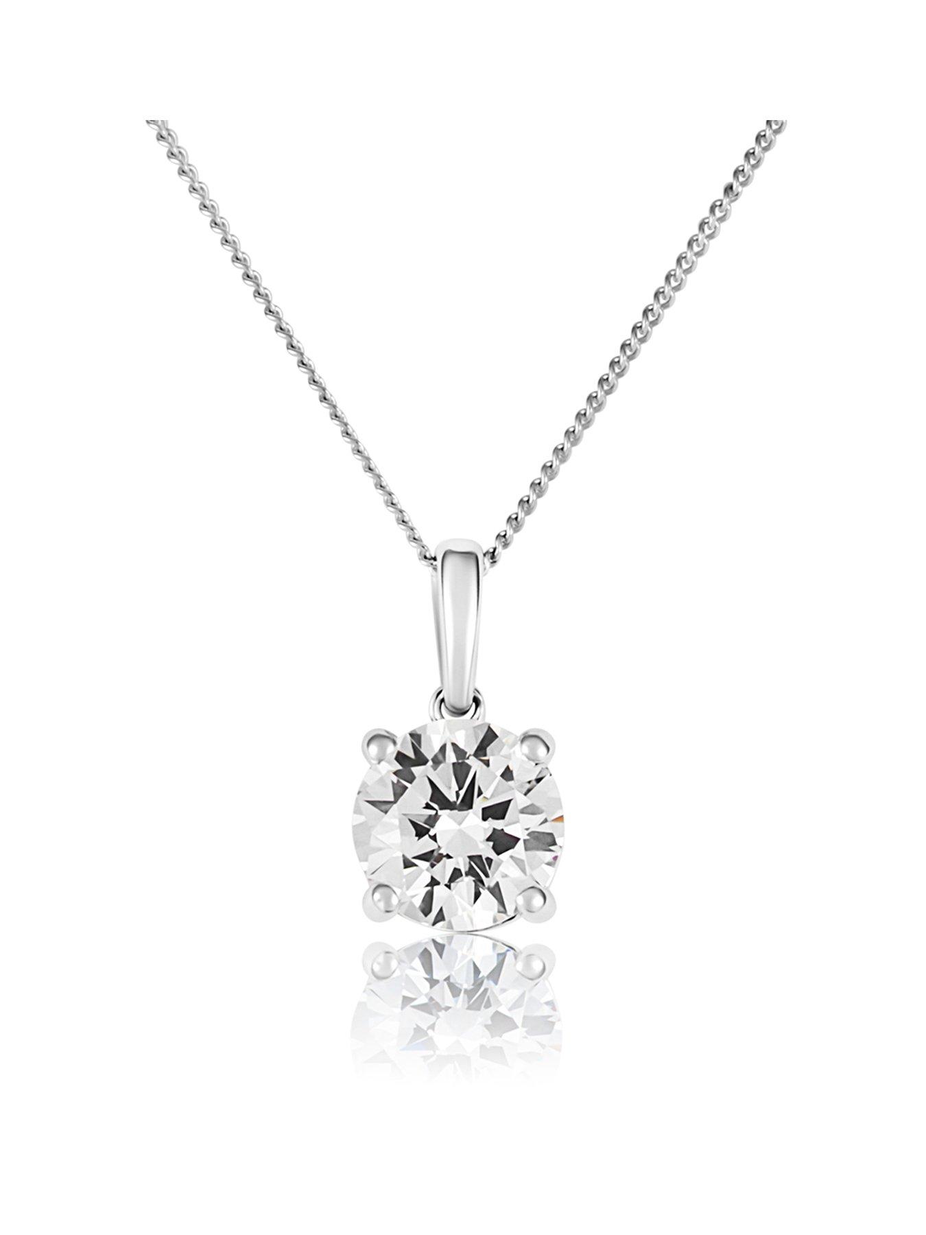 Love DIAMOND 1Ct Solitaire Pendant - Lab Grown