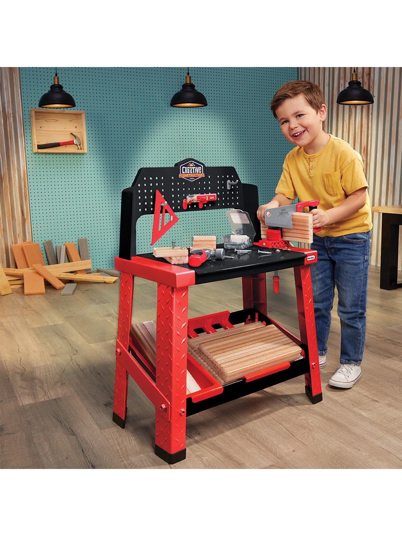Image 3 of 6 of Little Tikes Creative Construction Workbench Playset