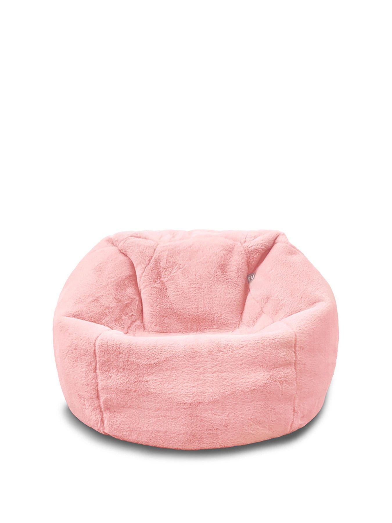 Image 2 of 3 of rucomfy Slouchbag Kids Bean Bag - Faux Fur