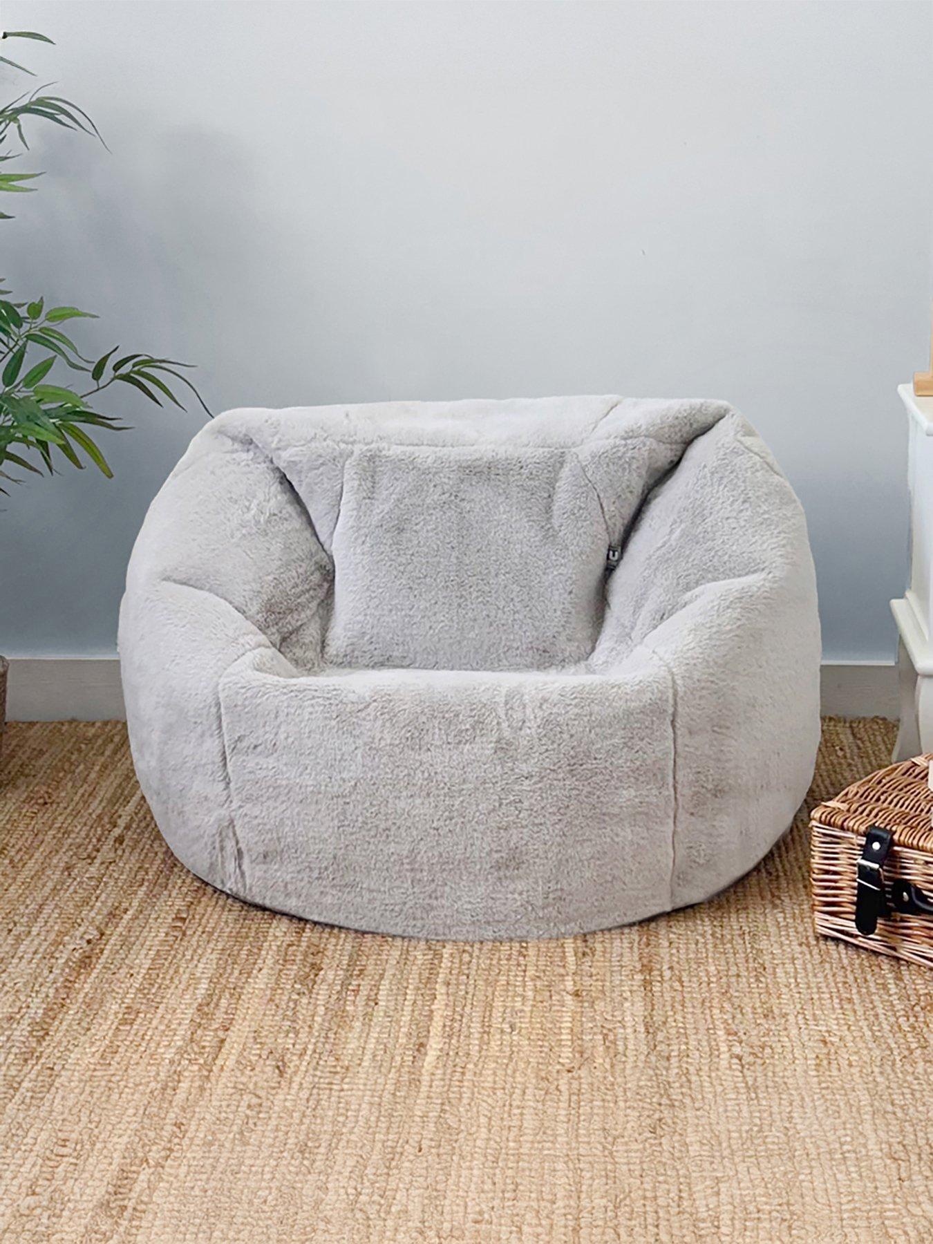 rucomfy Slouchbag Kids Bean Bag - Faux Fur