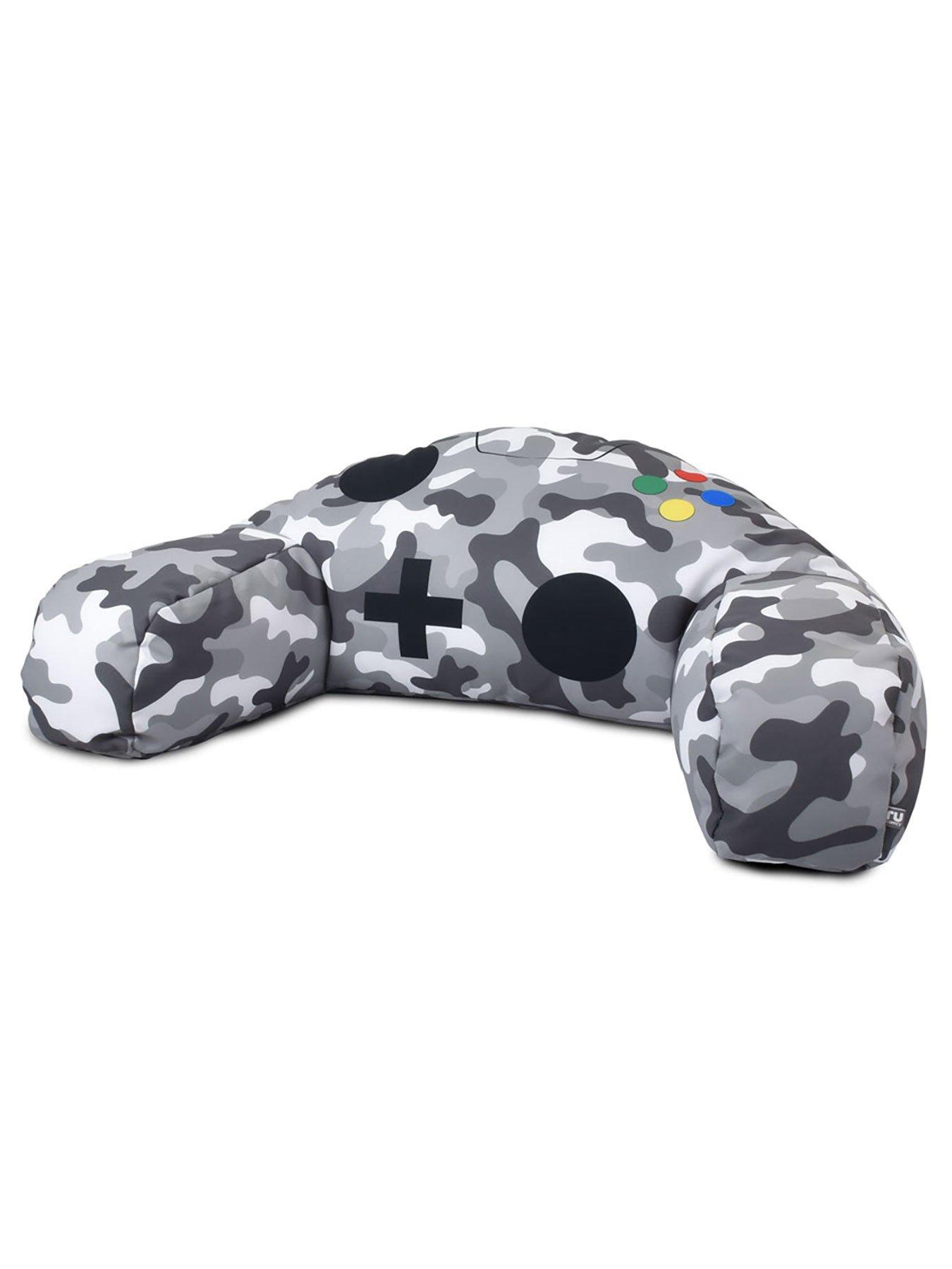 Image 2 of 5 of rucomfy Gaming Controller Support Pillow - Grey Camo