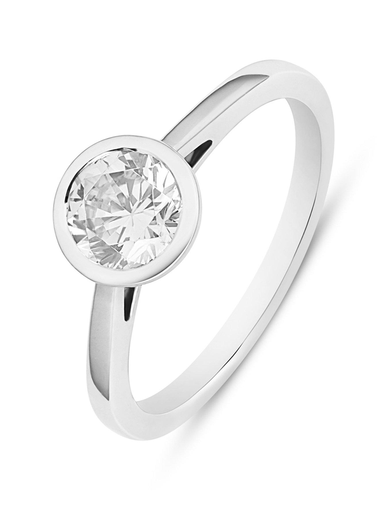 Love DIAMOND 1.00ct Oval Diamond Solitaire Ring Lab Grown
