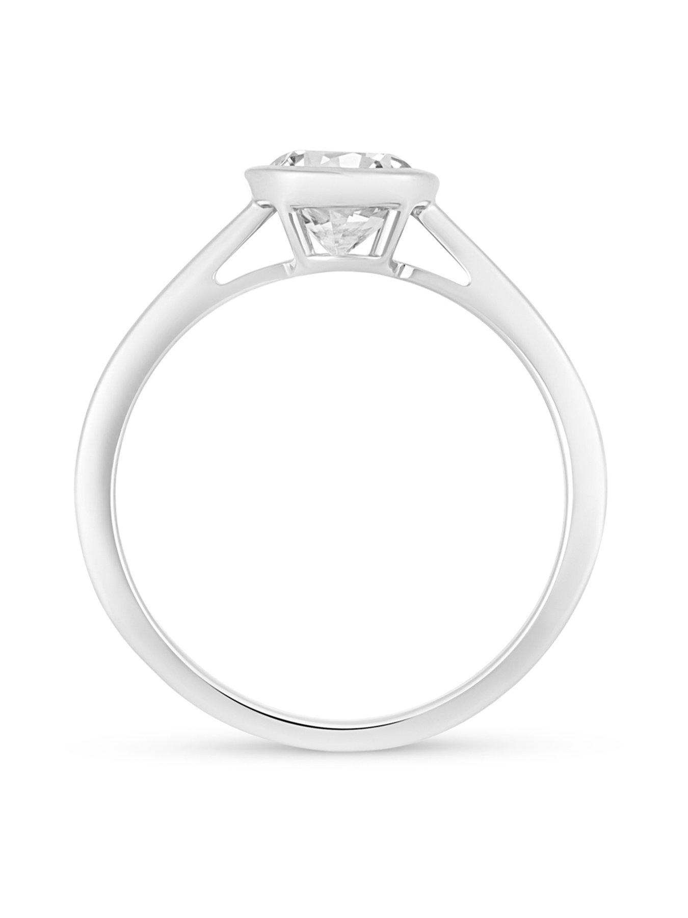 Image 2 of 5 of Love DIAMOND 1.00ct Oval Diamond Solitaire Ring Lab Grown
