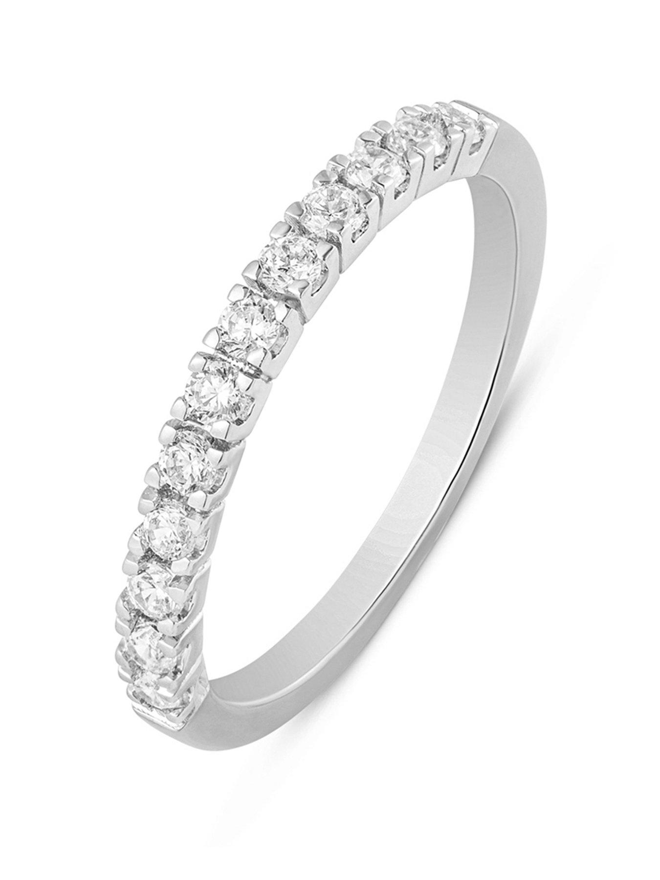 Image 1 of 6 of Love DIAMOND 0.25ct Natural Diamond Microset Eternity Ring