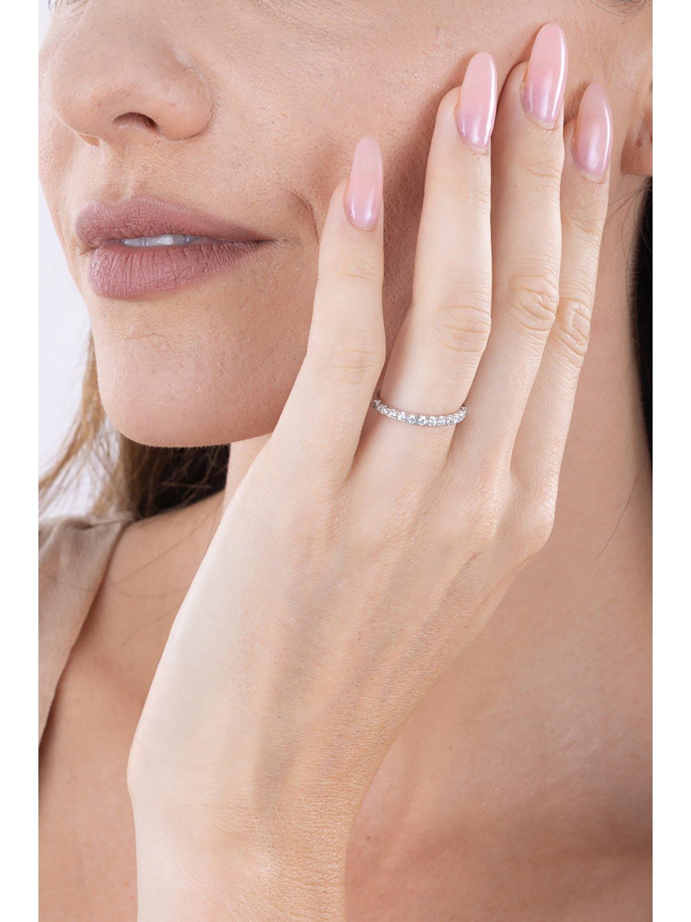 Image 6 of 6 of Love DIAMOND 0.25ct Natural Diamond Microset Eternity Ring