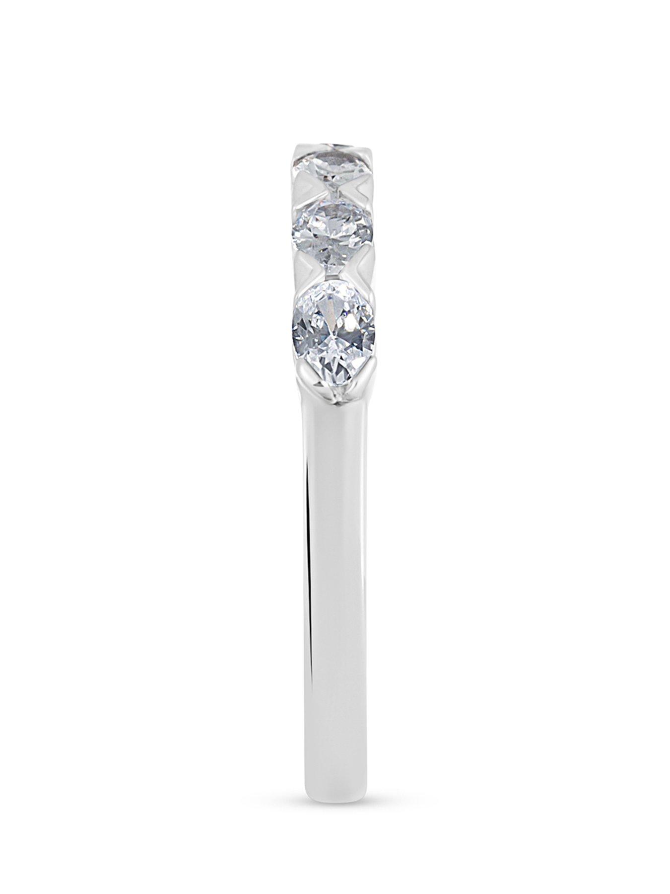 Image 3 of 5 of Love DIAMOND 0.70ct Oval Cut Diamond Eternity Ring Lab Grown