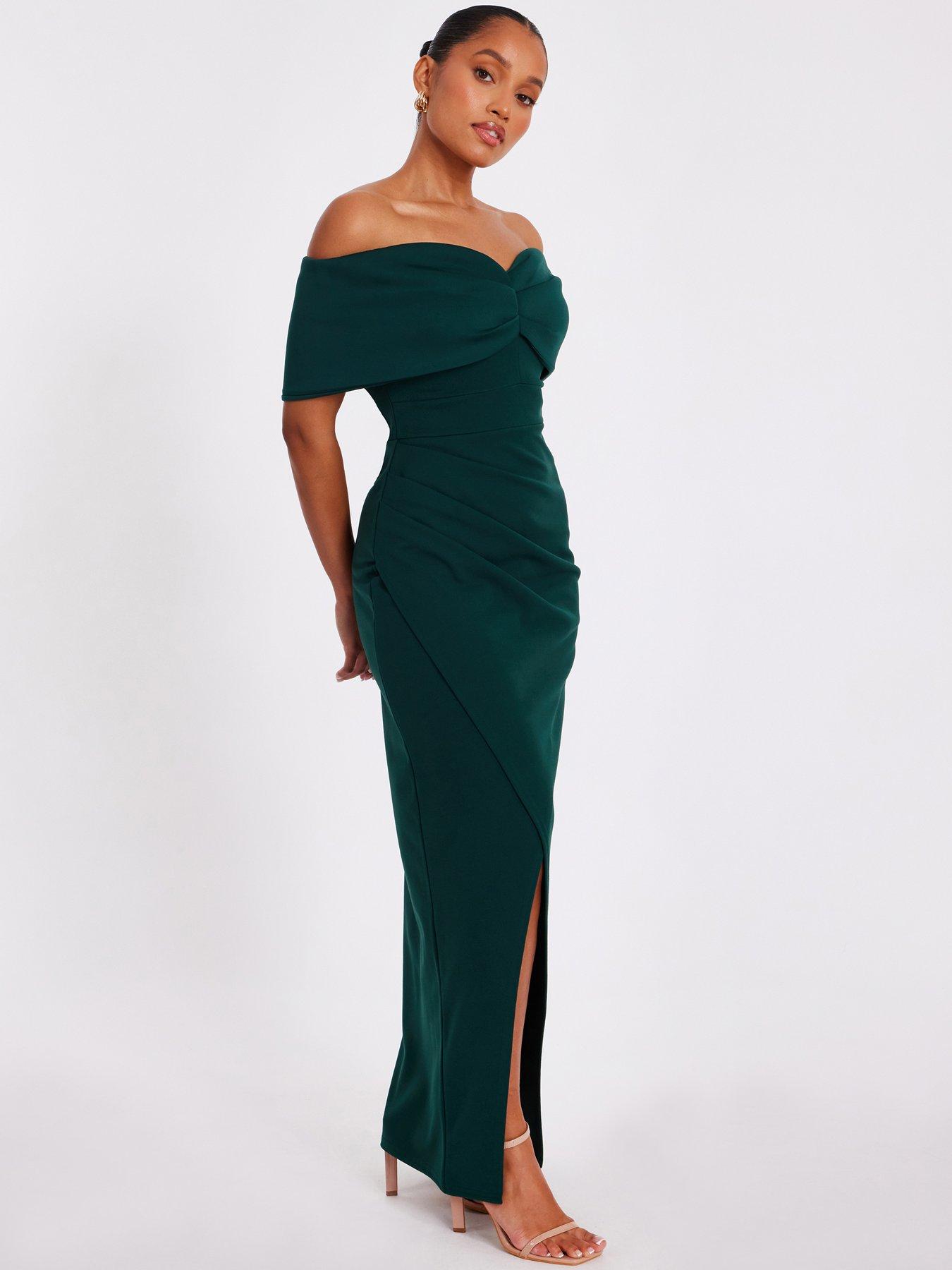 gold silk dress maxi Amanda Gold Bandage Strapless Formal Maxi Dress - US 8