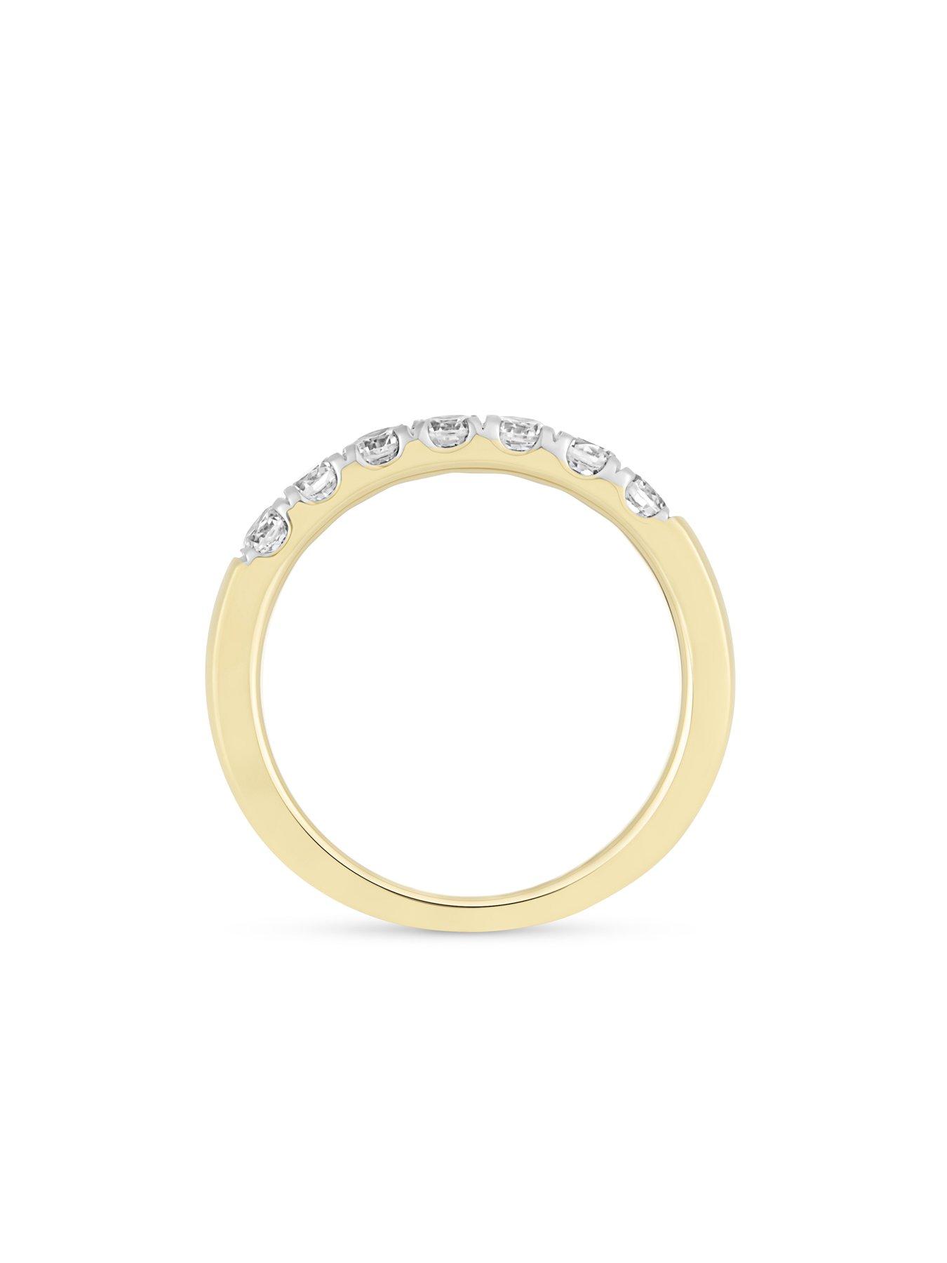 Image 2 of 5 of Love DIAMOND 0.50ct Diamond Half Eternity Ring Lab Grown