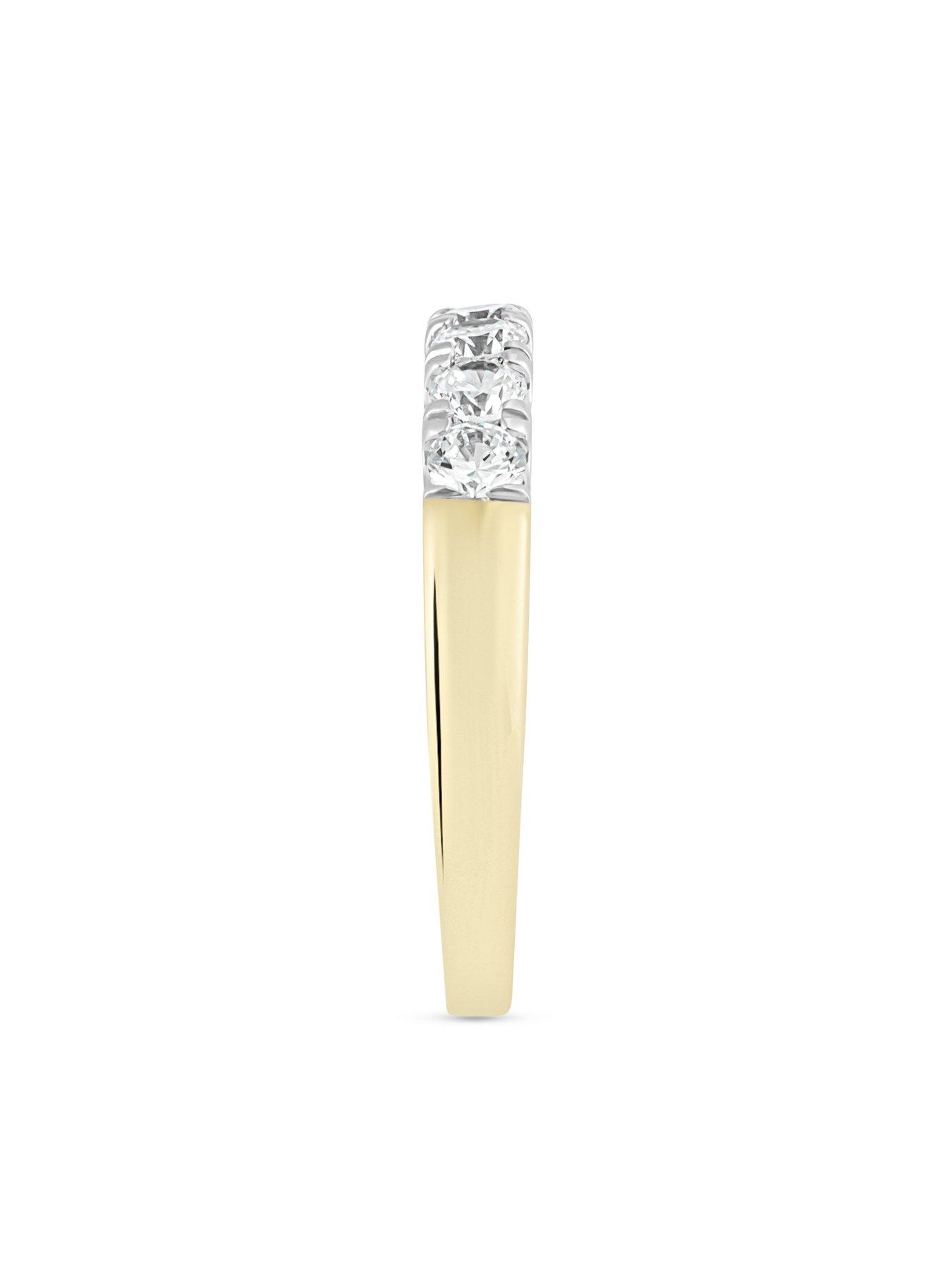 Image 3 of 5 of Love DIAMOND 0.50ct Diamond Half Eternity Ring Lab Grown