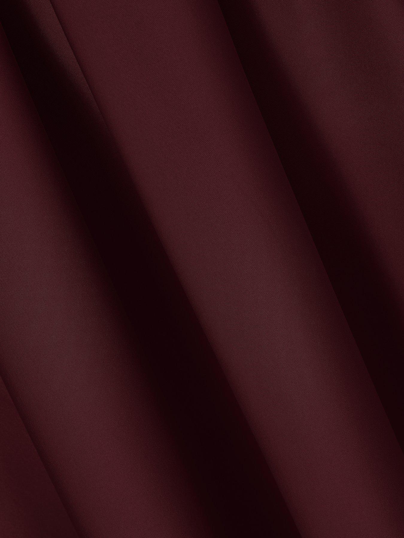 Quiz Petite Dark Red Bandeau Skater Dress | Very