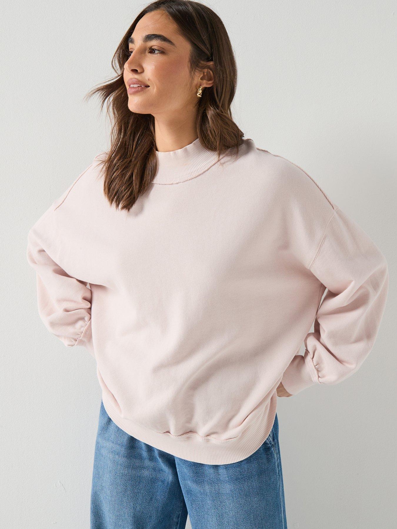 FREE PEOPLE Palm Springs Turtle Sweatshirt - Pink