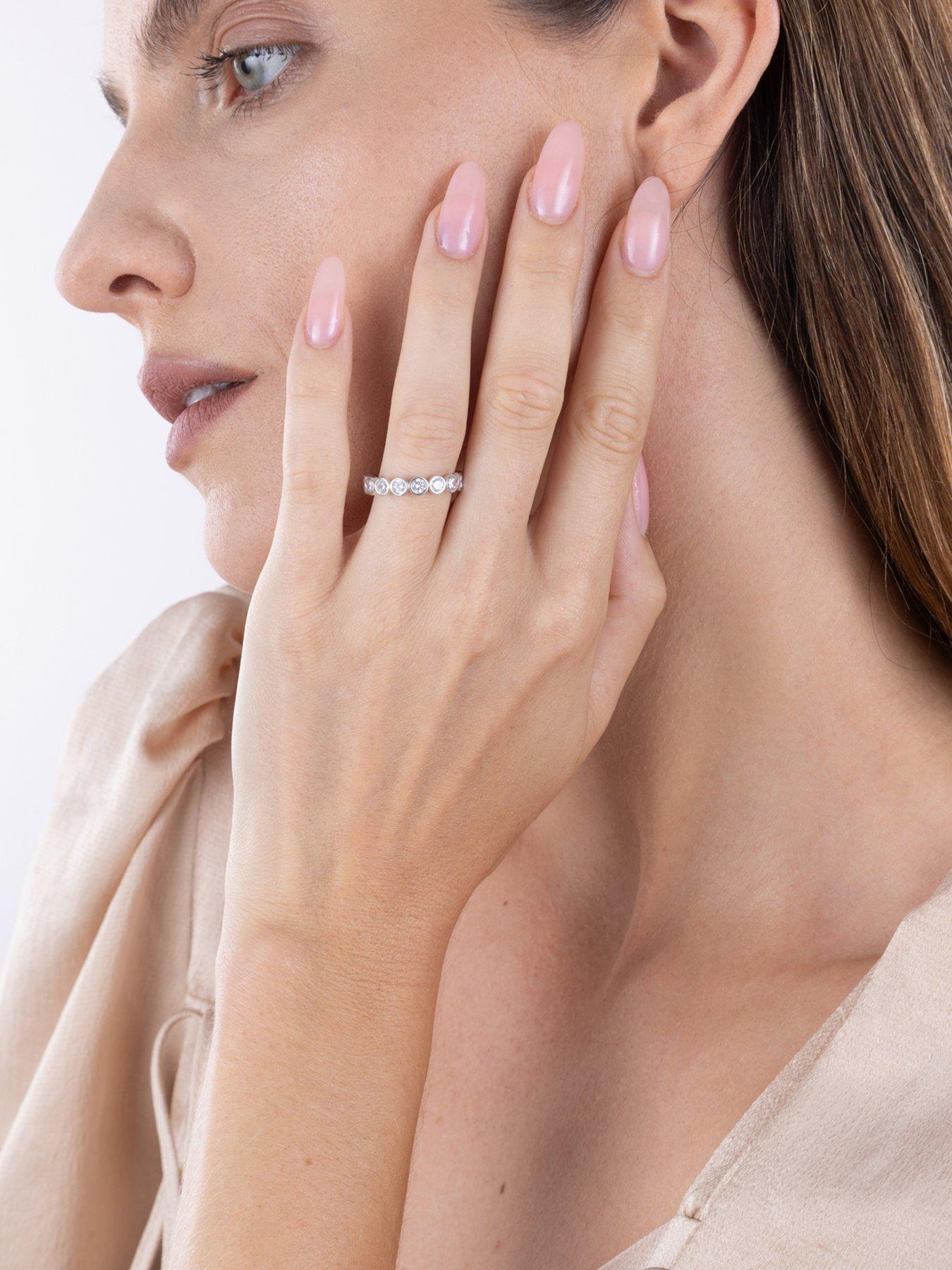 Image 4 of 5 of Love DIAMOND 1.00ct Diamond Eternity Ring Lab Grown