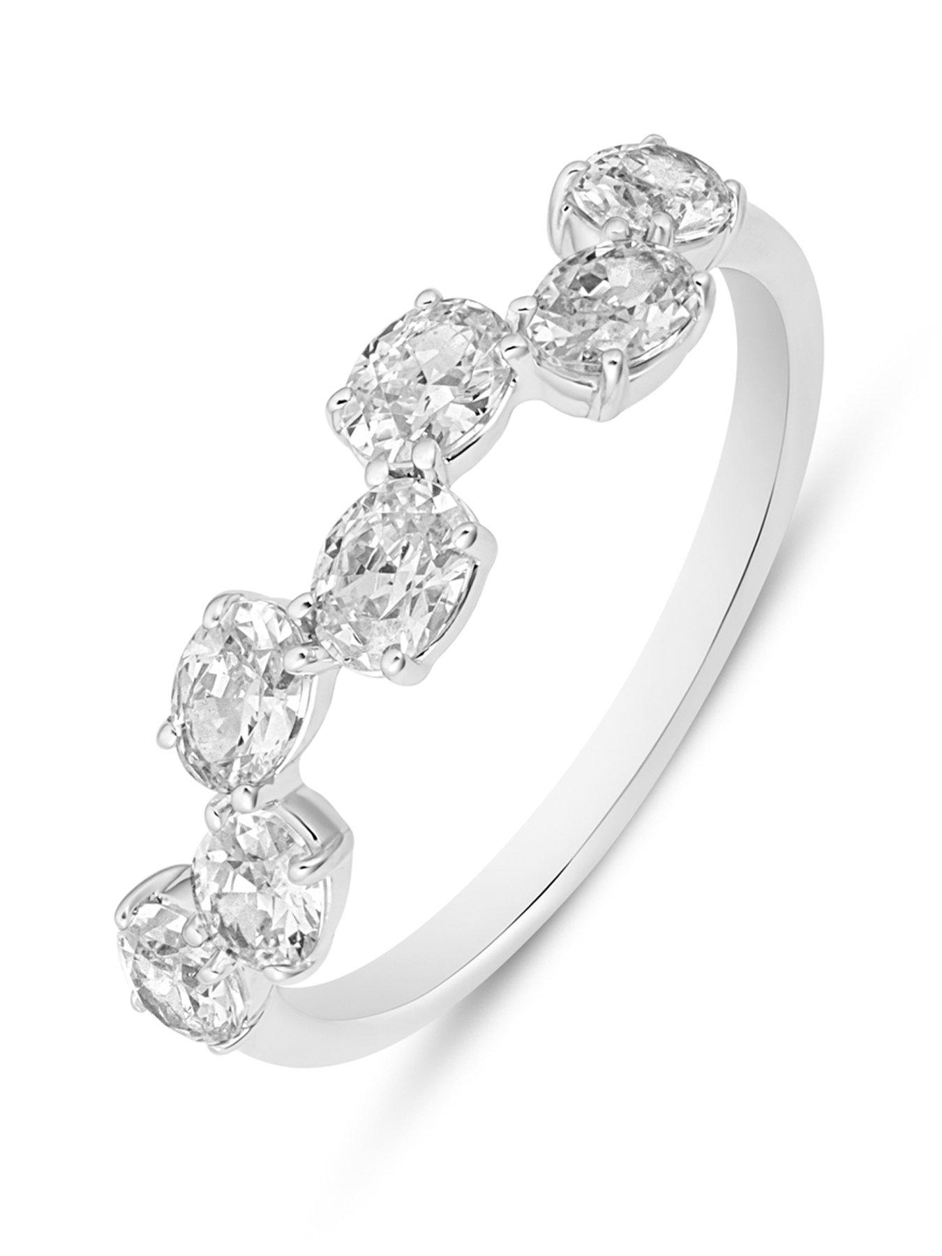 Love DIAMOND 1.00ct Oval Cut Diamond Ring Lab Grown