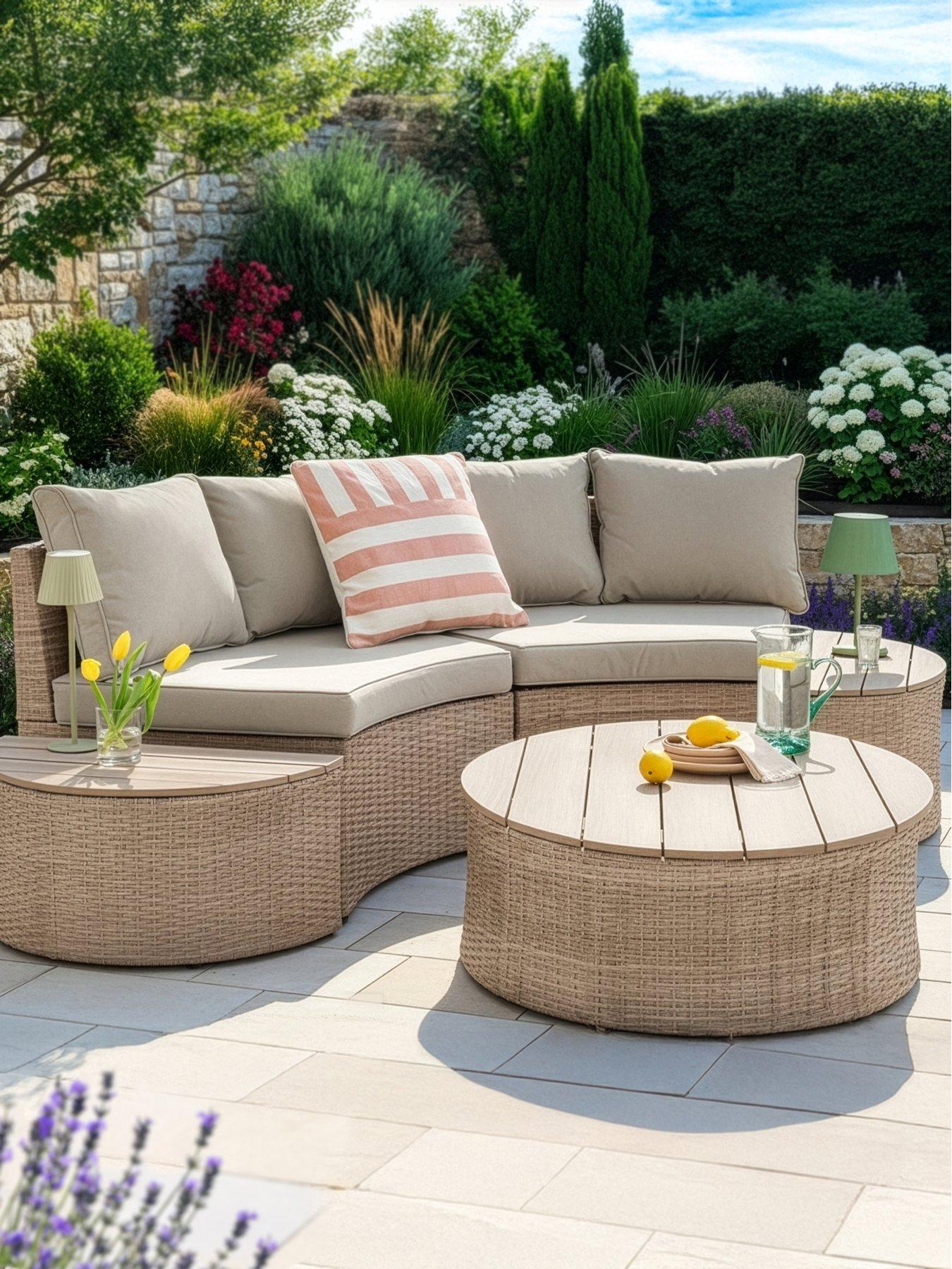 The Very Collection Toledo Sofa with Tables