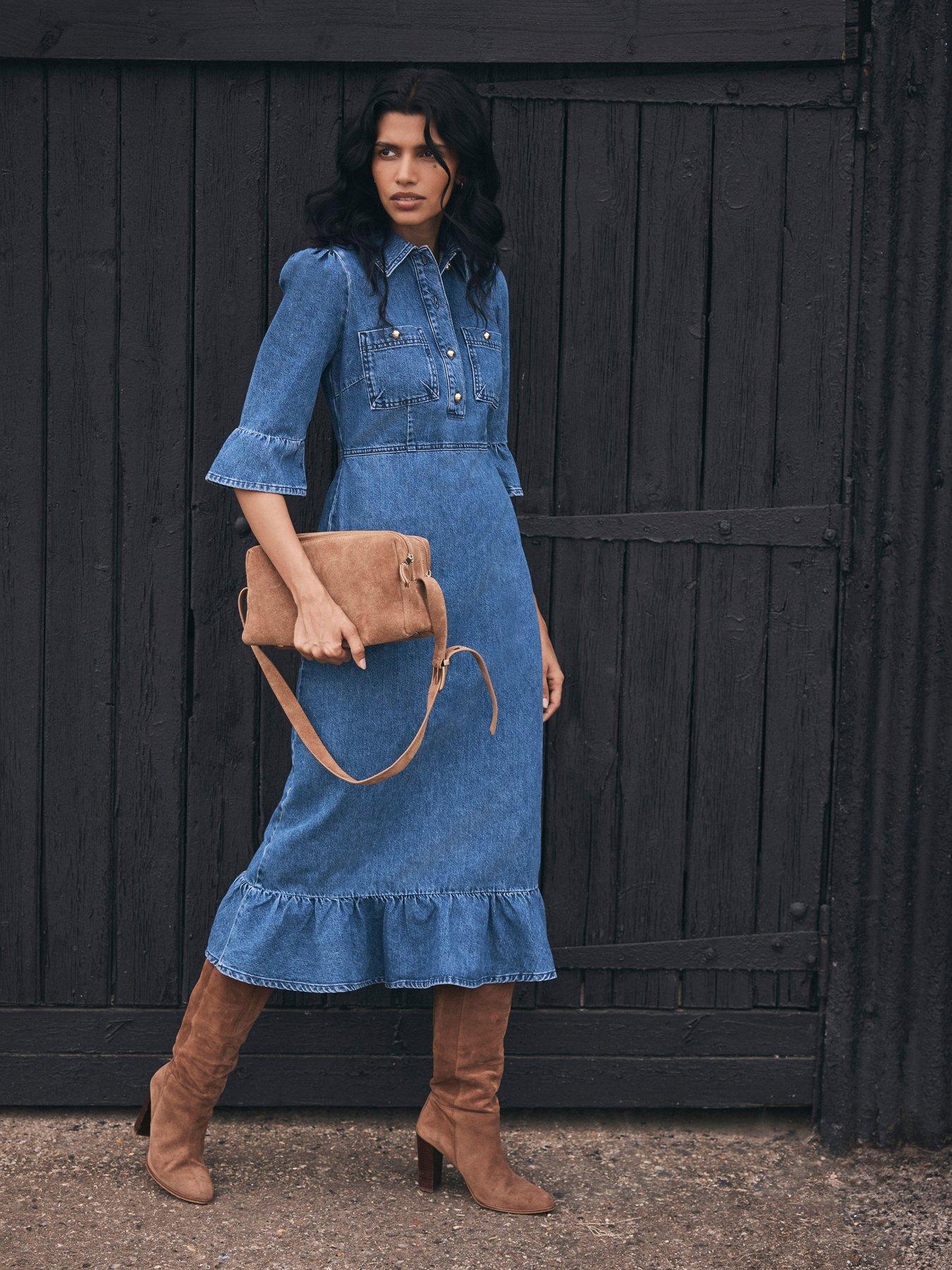 princess polly baby blue dress Blue Dresses at M&S