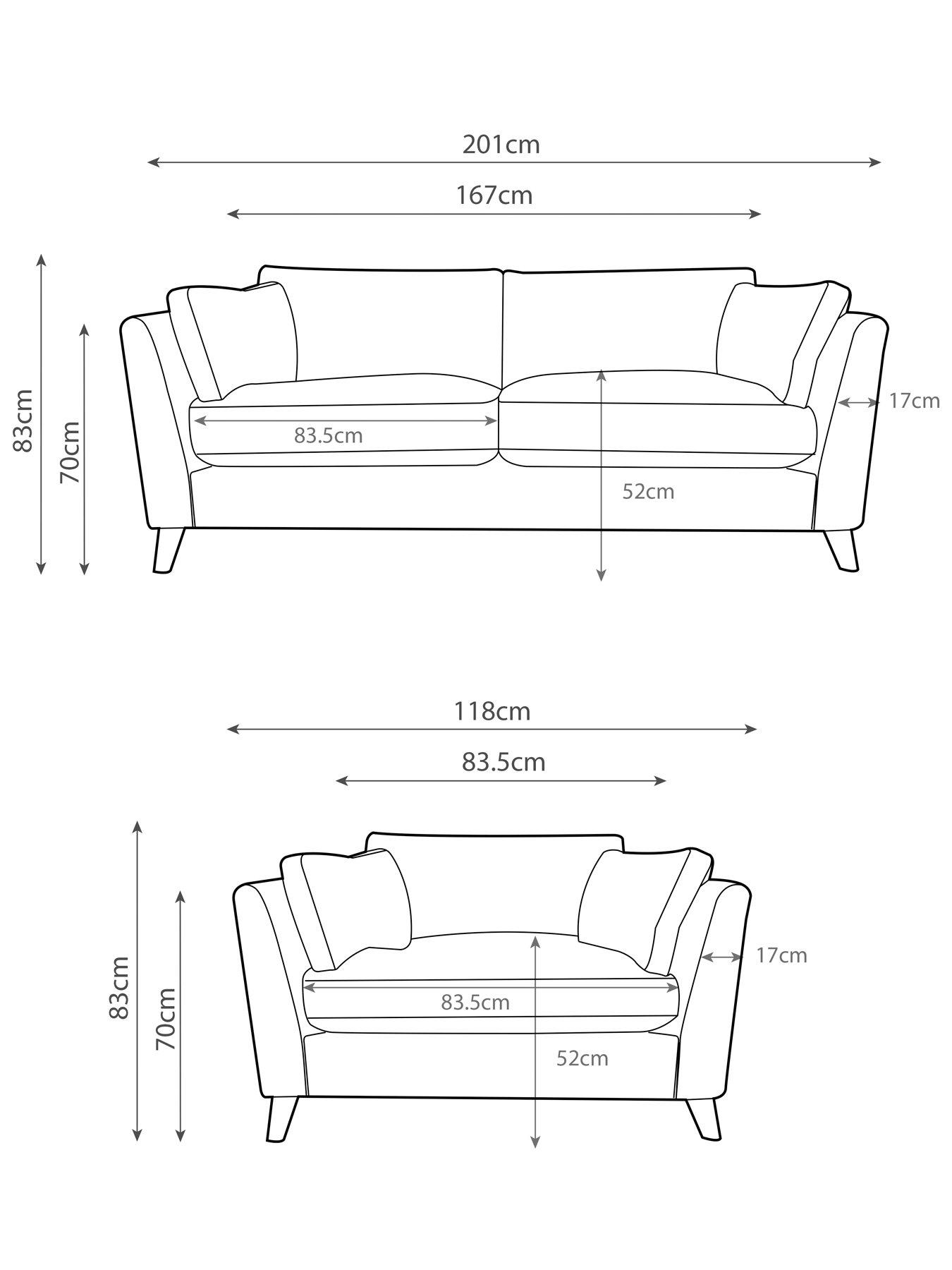 Image 6 of 7 of The Very Collection Moda 3 + Snuggle Chair