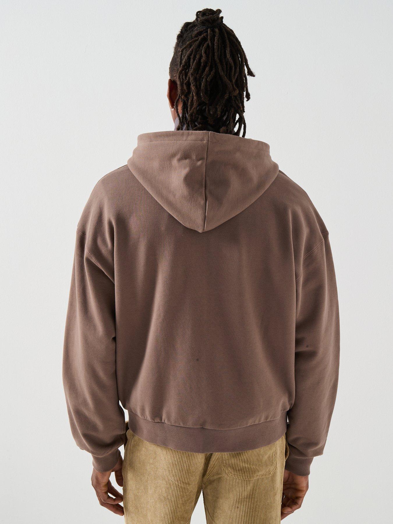 トップス adidas originals brown sweat hoodie adidas Originals sweatshirt Premium Loved Hoodie men's brown color