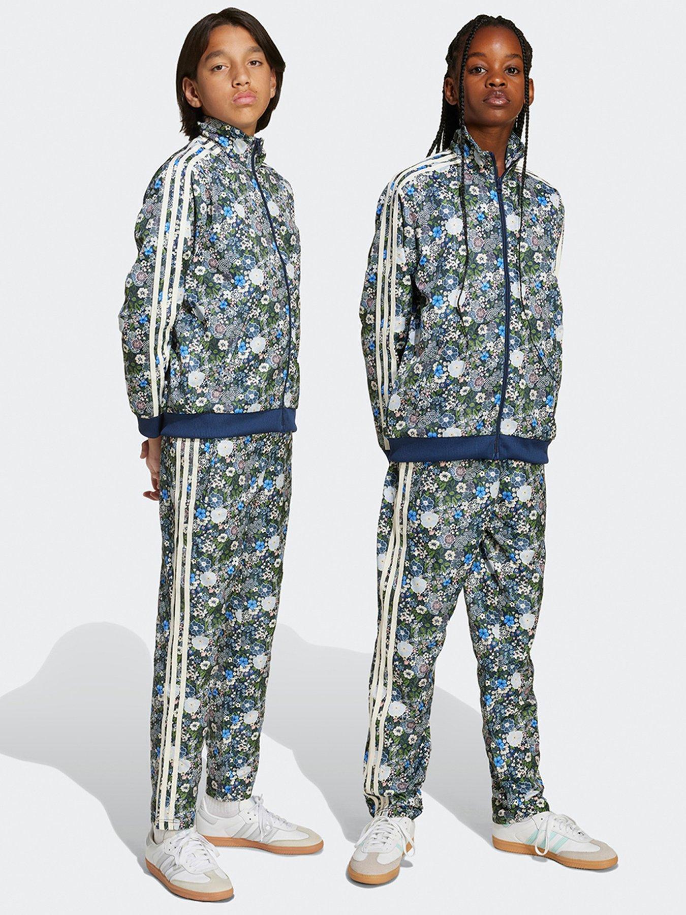 adidas Originals Junior Boys Firebird Liberty Track Pants, Blue, Size 12-13 Years