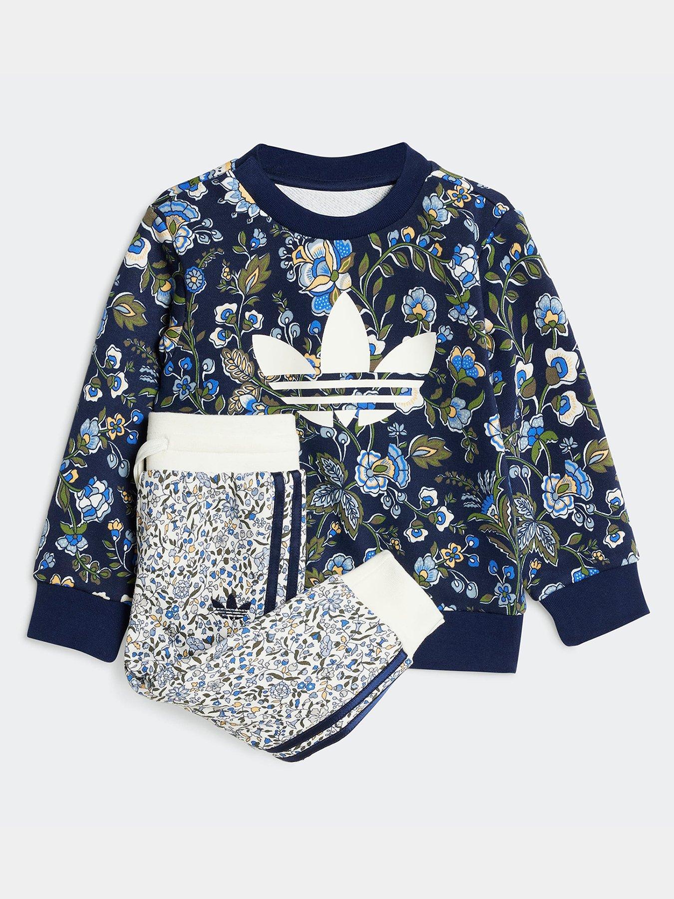adidas Originals Infant Unisex X Liberty London Crew Set Kids - Blue