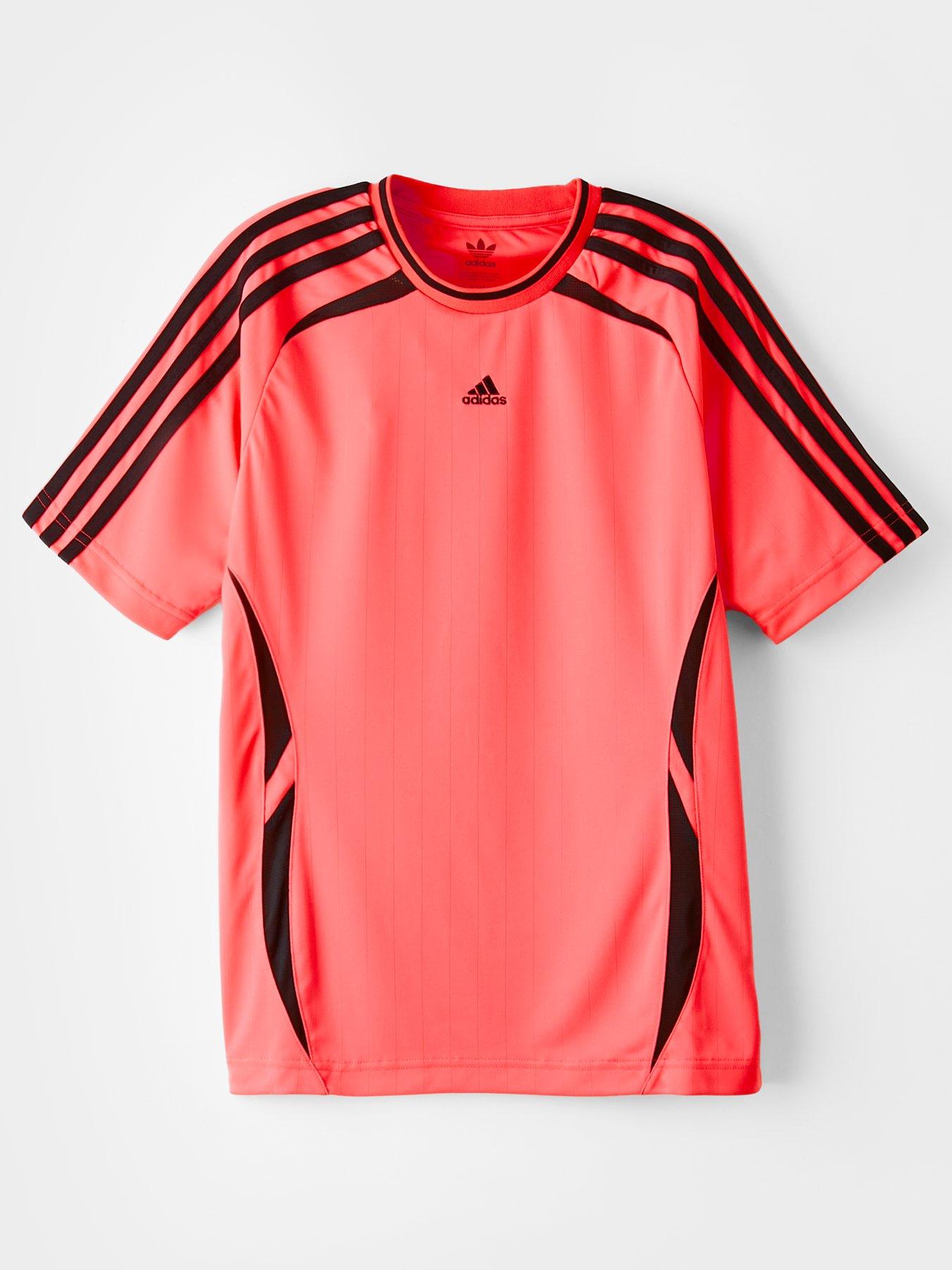 adidas Originals Junior Boys Teamgeist T-Shirt Kids - Pink
