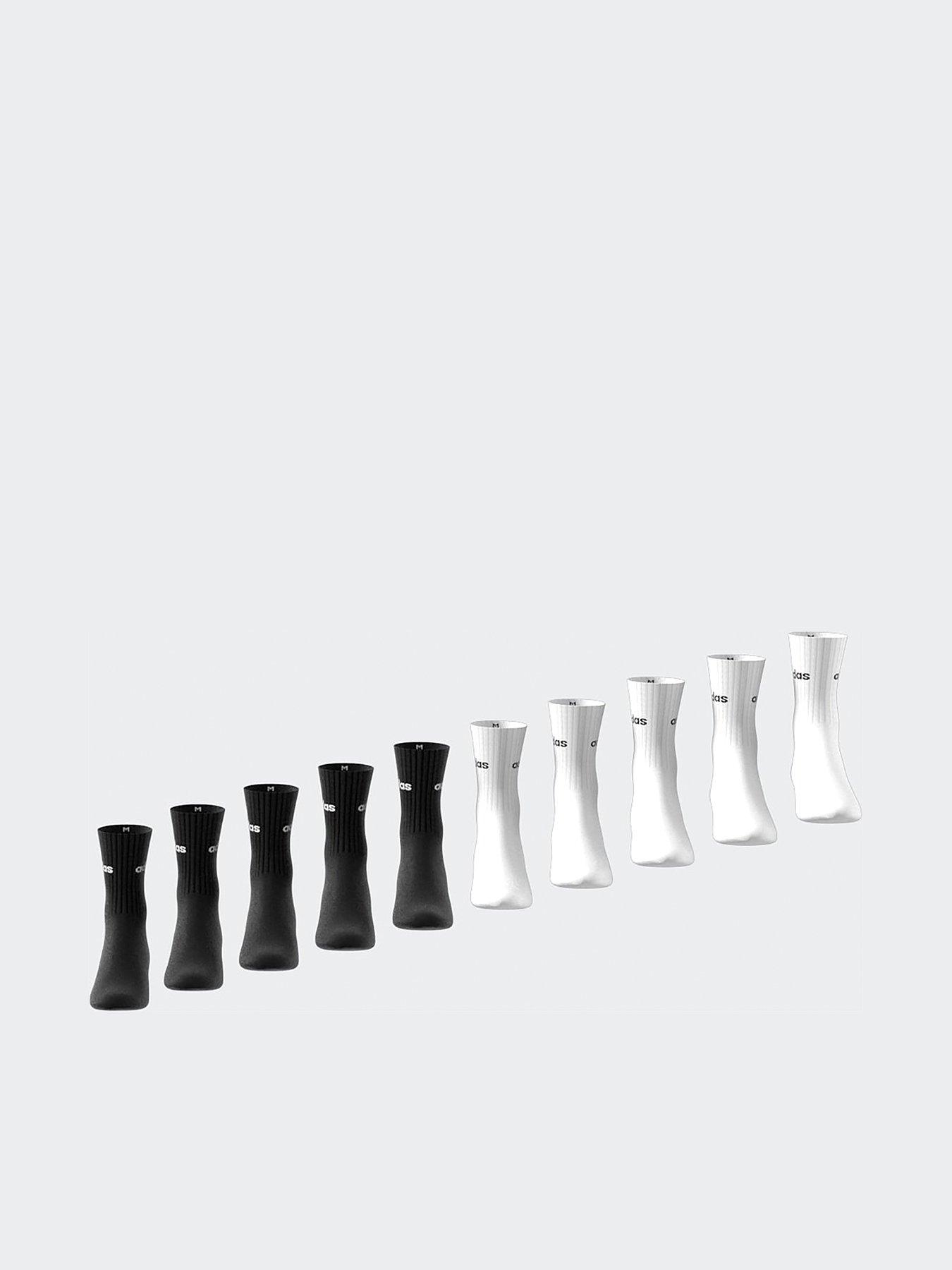 adidas Sportswear Linear Cushioned Crew Sock 1o Pair Pack - White
