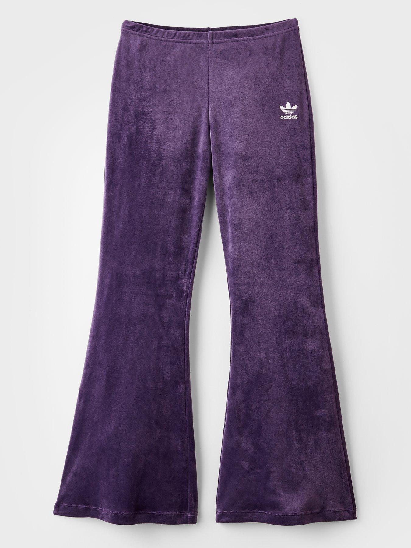 adidas Originals Junior Girls Velvet Joggers Kids - Purple