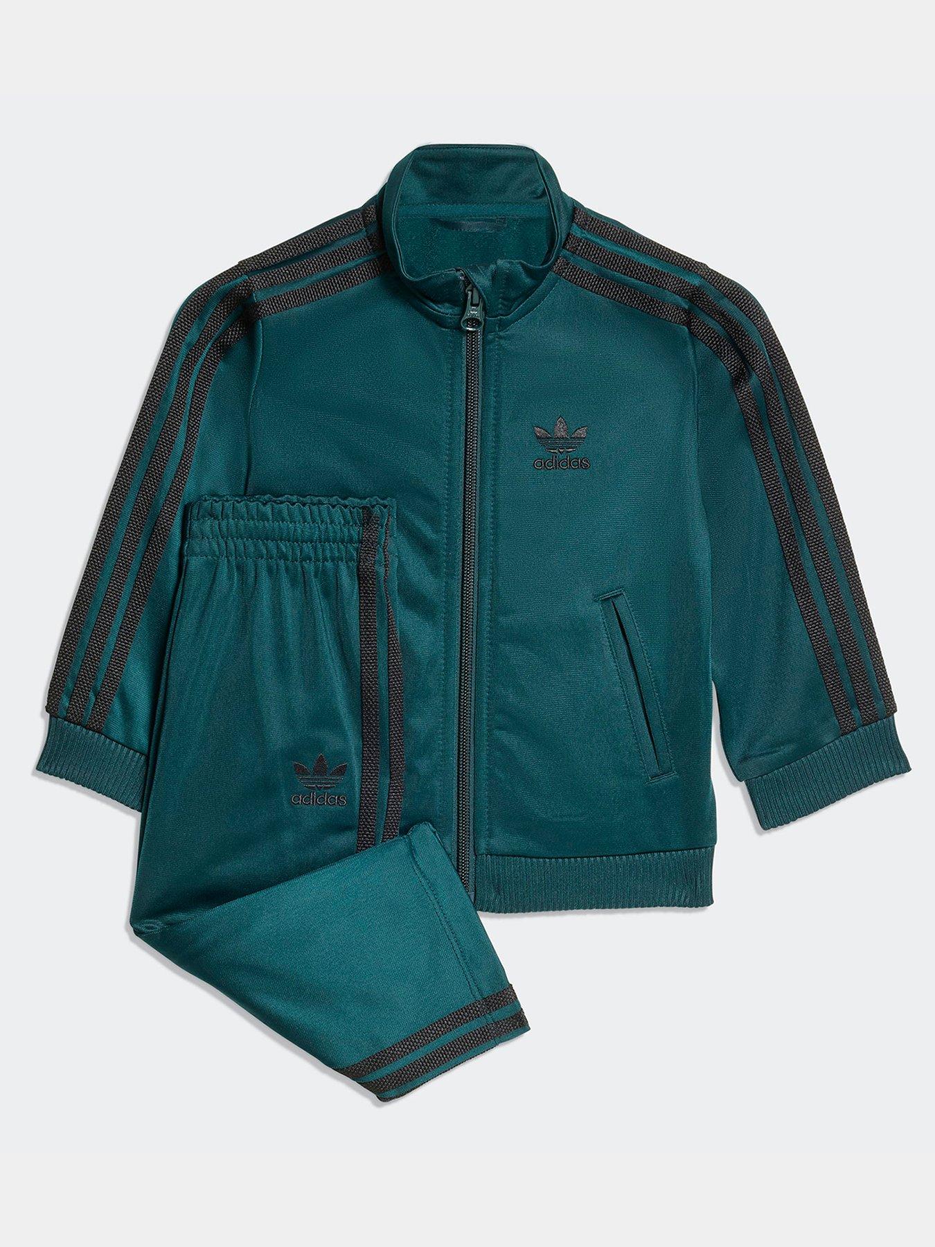 adidas Originals Infant Unisex Adicolor Firebird Tracksuit Kids - Green