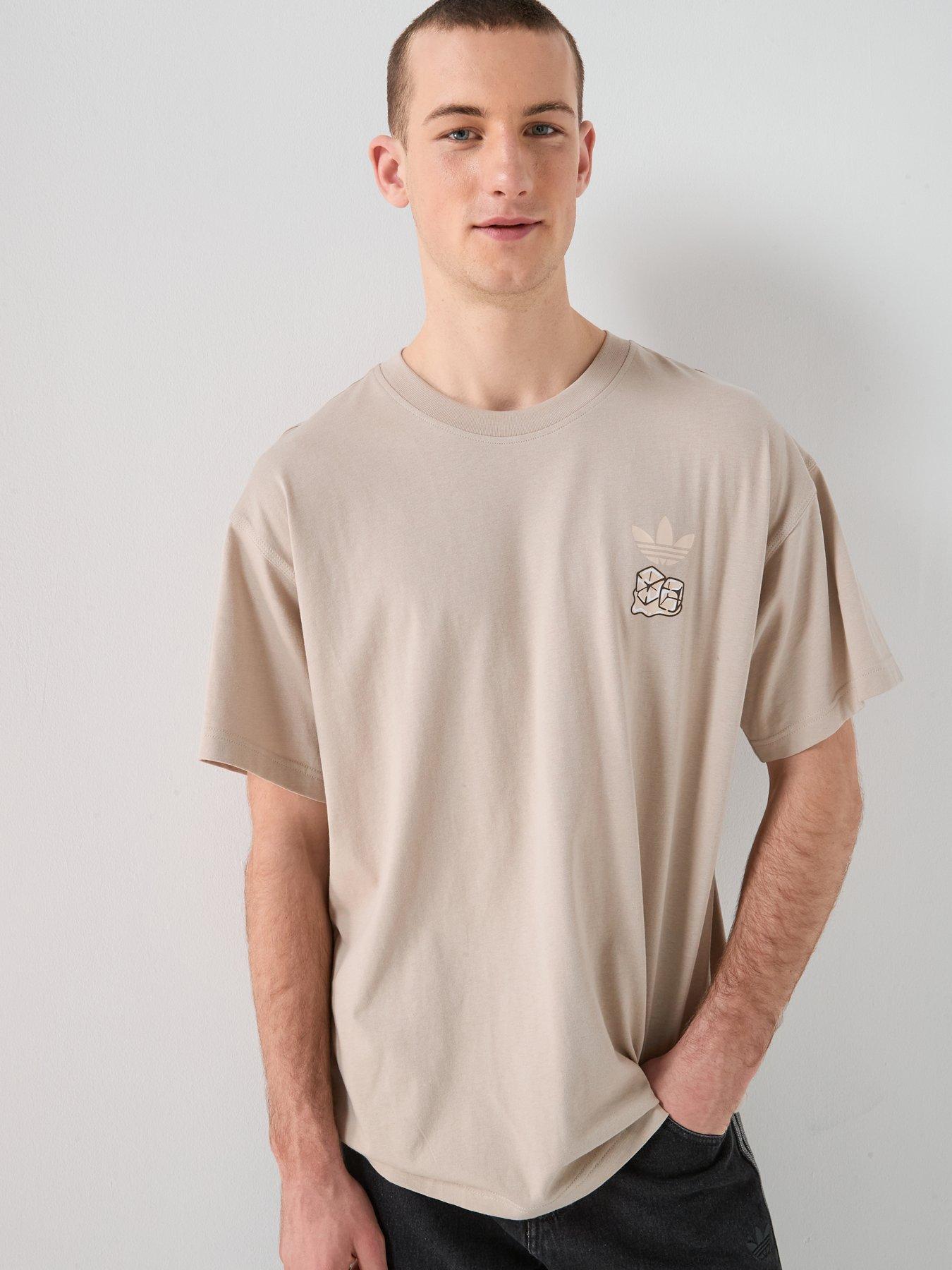 adidas Originals Men's Iced Latte Graphic Tee - Beige | Very