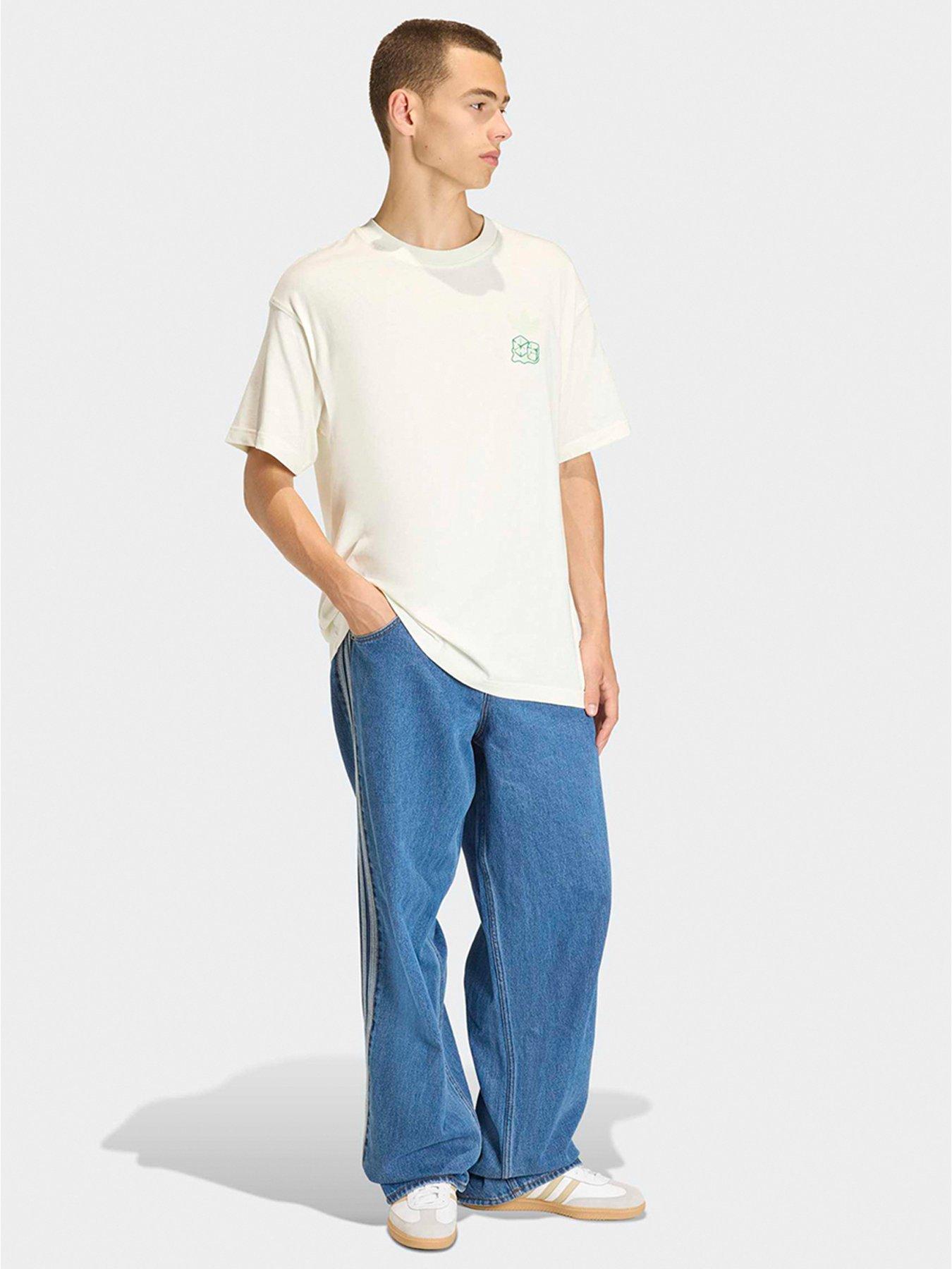 Image 3 of 7 of adidas Originals Men's Iced Latte Graphic Tee - Off White