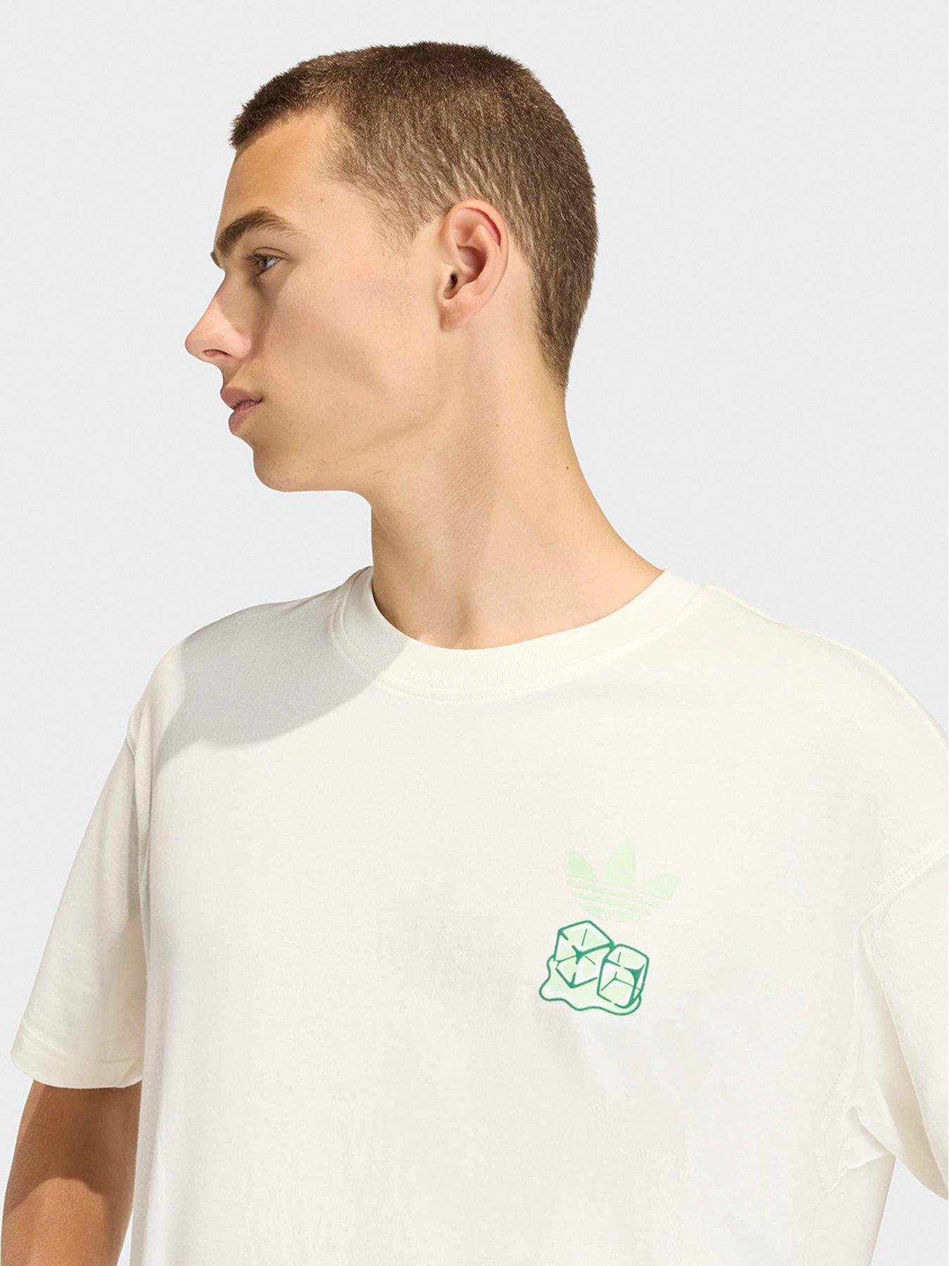 Image 4 of 7 of adidas Originals Men's Iced Latte Graphic Tee - Off White