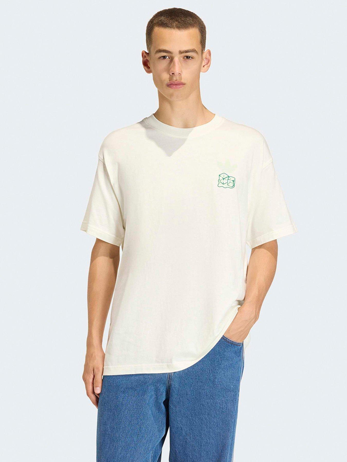 Image 5 of 7 of adidas Originals Men's Iced Latte Graphic Tee - Off White