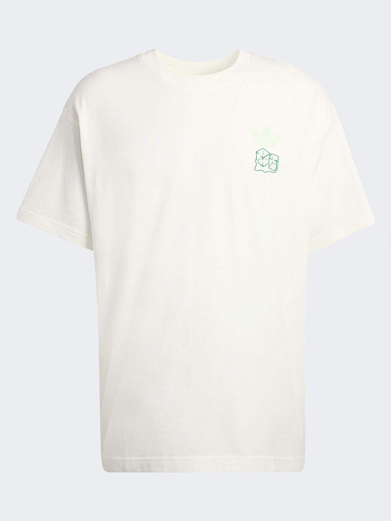 Image 6 of 7 of adidas Originals Men's Iced Latte Graphic Tee - Off White