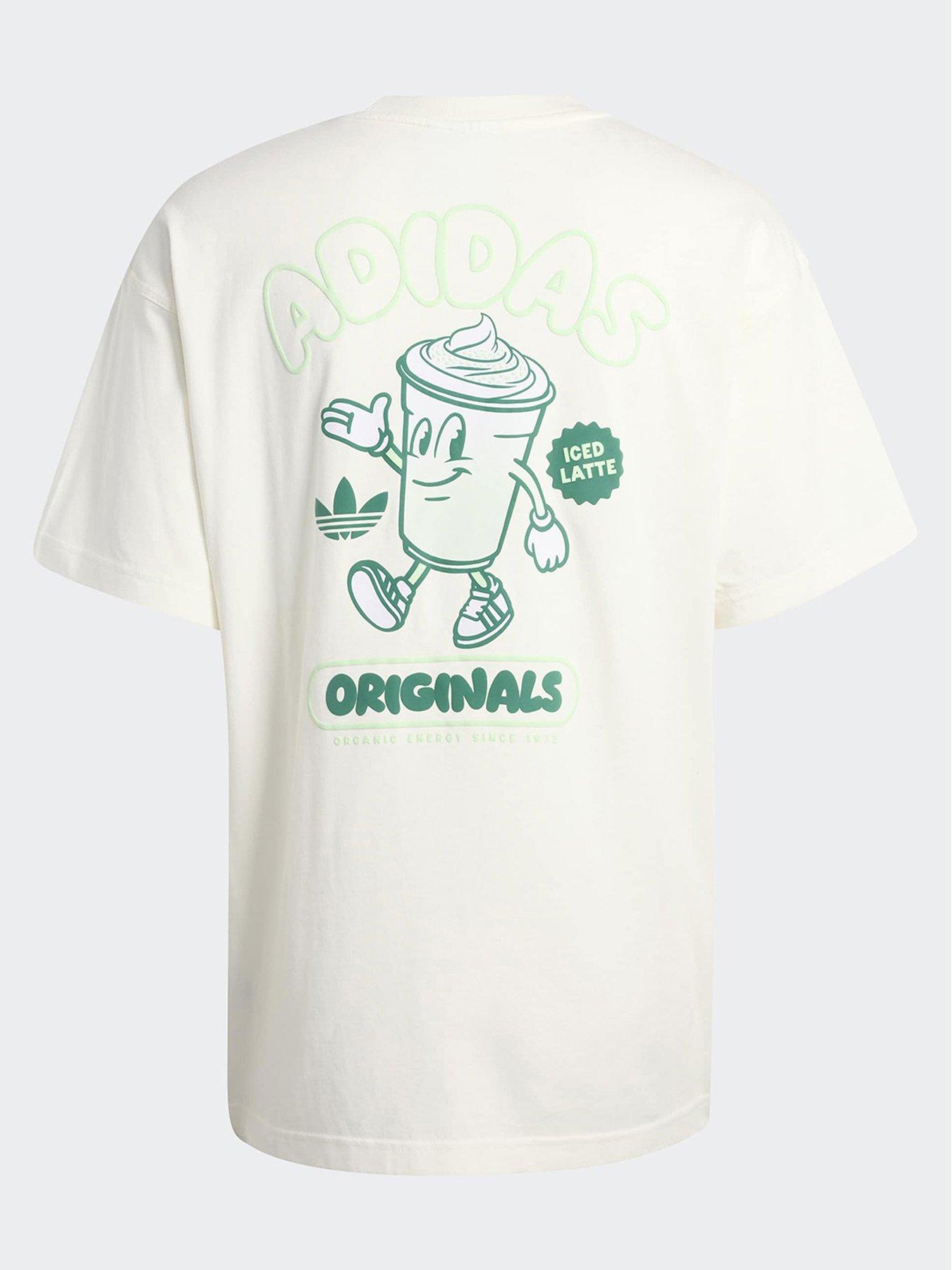 Image 7 of 7 of adidas Originals Men's Iced Latte Graphic Tee - Off White