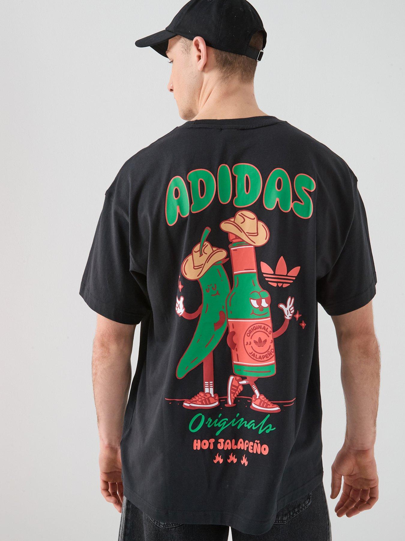adidas Originals Men's Jalapeno Grafic Tee - Black