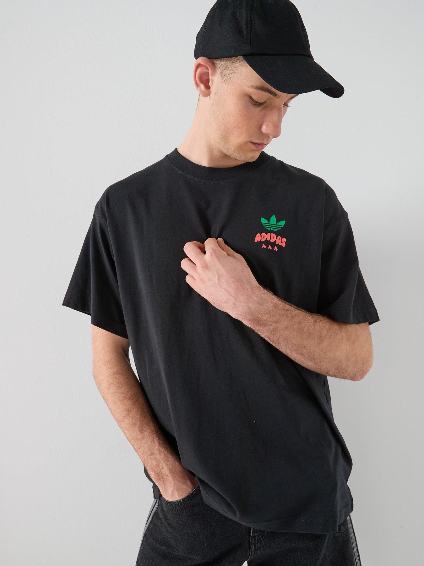 adidas Originals Men's Jalapeno Grafic Tee - Black | Very