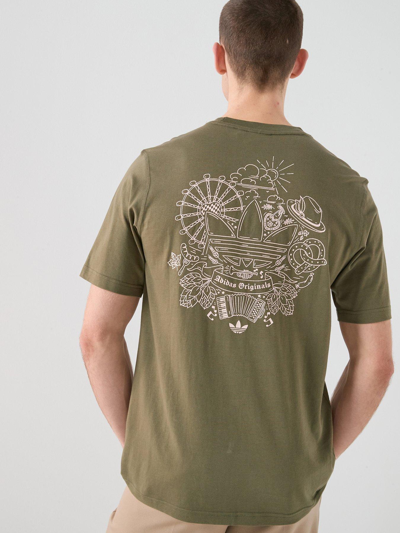 adidas Originals Men's Oktoberfest Graphic T-Shirt - Green