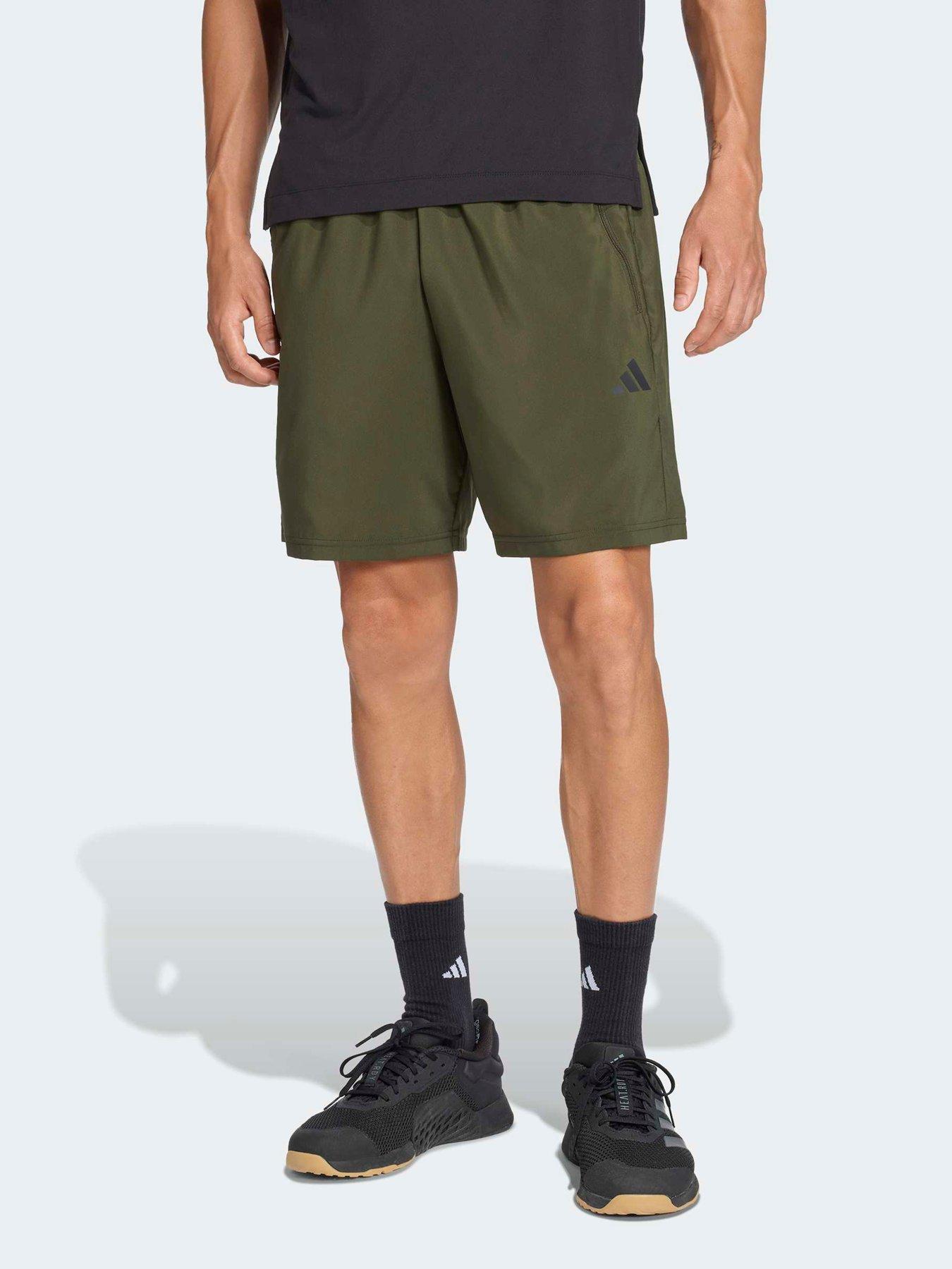 Image 1 of 6 of adidas Mens Training Essentials 7Inch Woven Shorts - Khaki