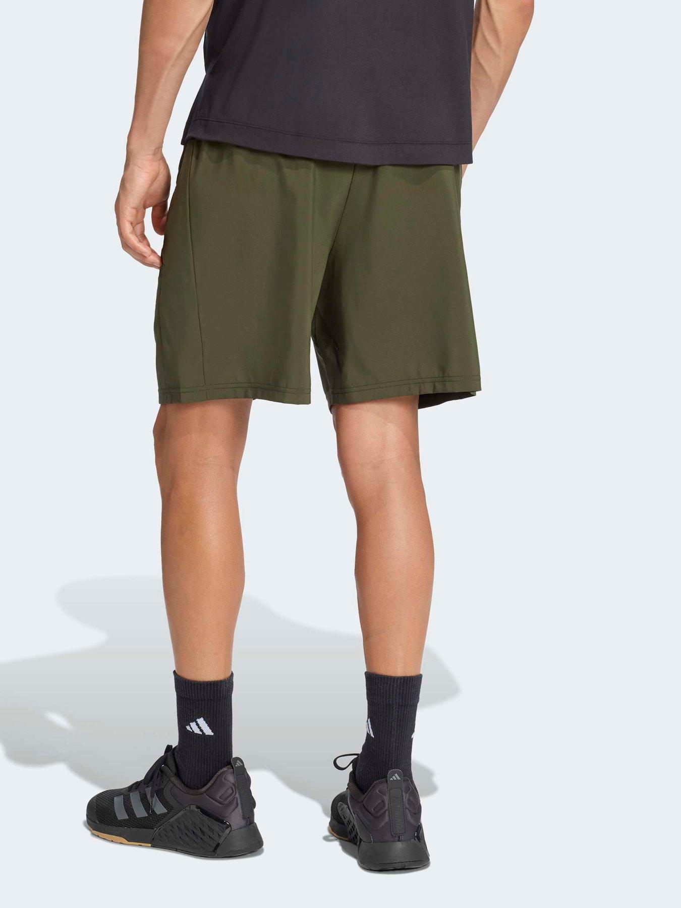 Image 2 of 6 of adidas Mens Training Essentials 7Inch Woven Shorts - Khaki