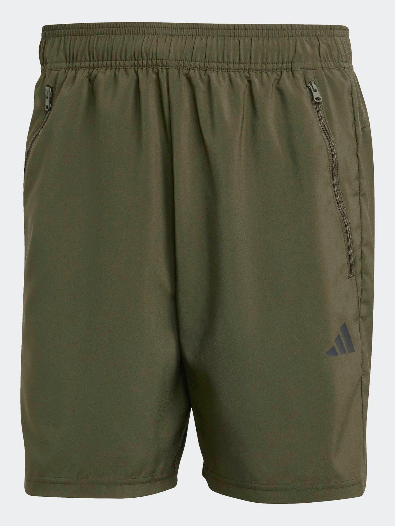 Image 6 of 6 of adidas Mens Training Essentials 7Inch Woven Shorts - Khaki